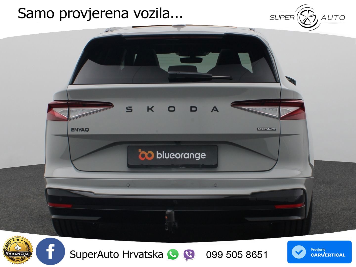 Škoda Enyaq 85 82 kWh (286 KS) SportLine LED+GR SJED+ACC