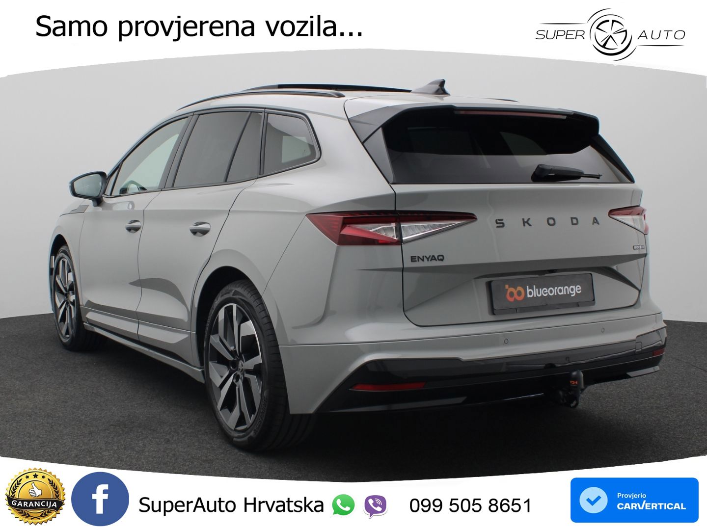Škoda Enyaq 85 82 kWh (286 KS) SportLine LED+GR SJED+ACC