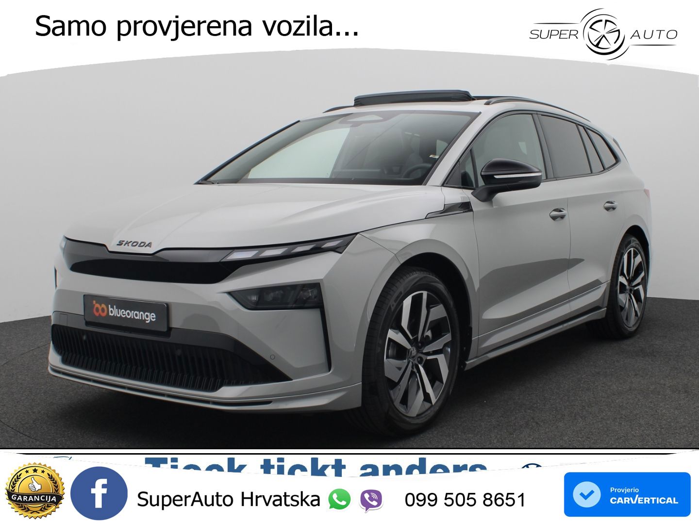Škoda Enyaq 85 82 kWh (286 KS) SportLine LED+GR SJED+ACC
