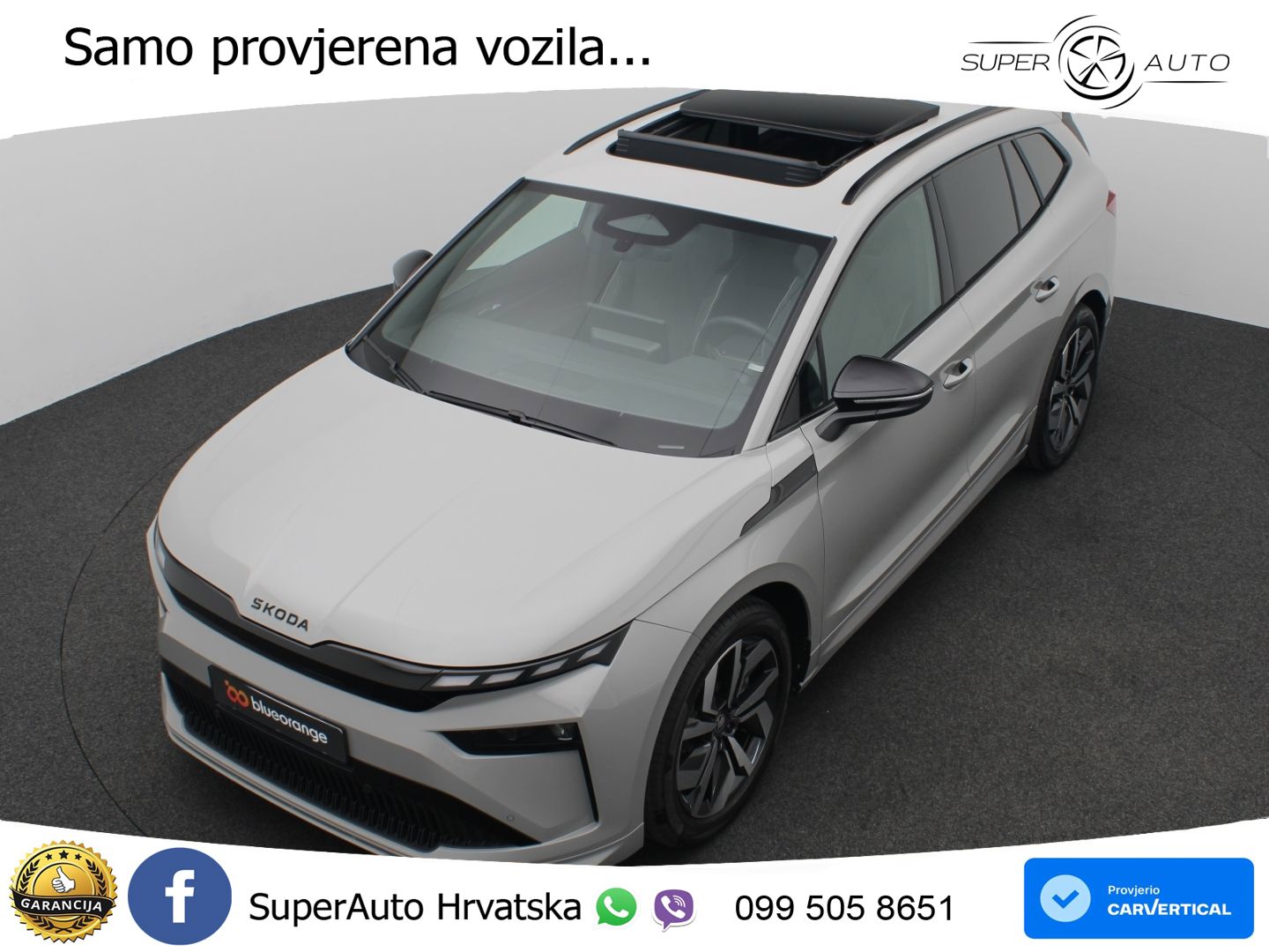 Škoda Enyaq 85 82 kWh (286 KS) SportLine LED+GR SJED+ACC