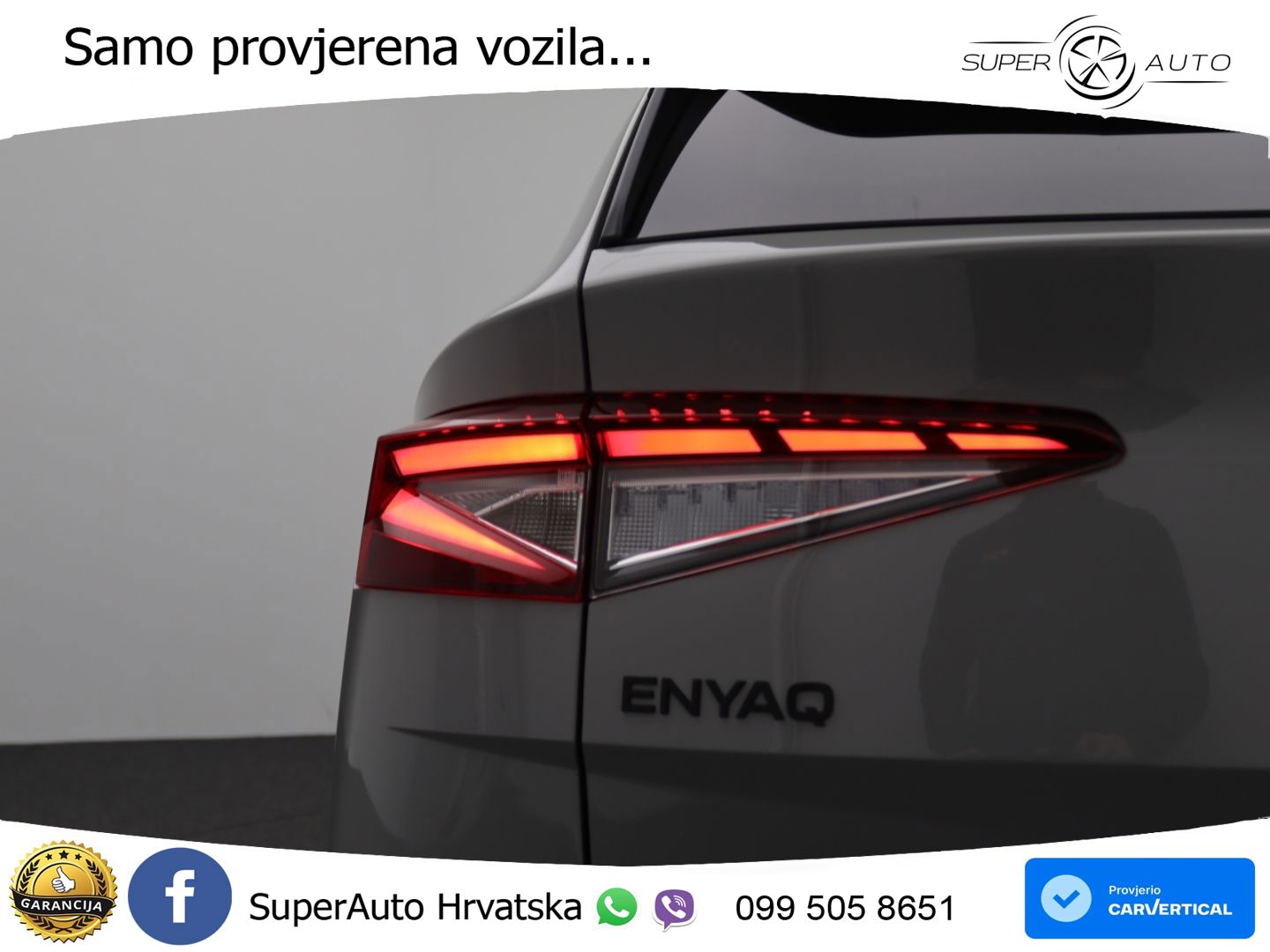 Škoda Enyaq 85 82 kWh (286 KS) SportLine LED+GR SJED+ACC
