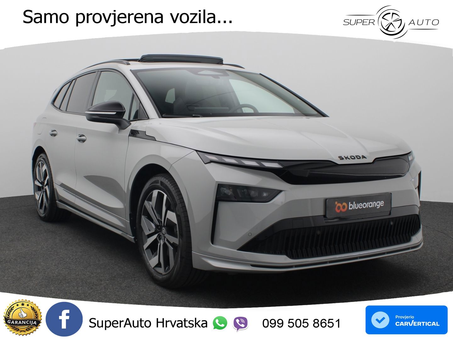 Škoda Enyaq 85 82 kWh (286 KS) SportLine LED+GR SJED+ACC
