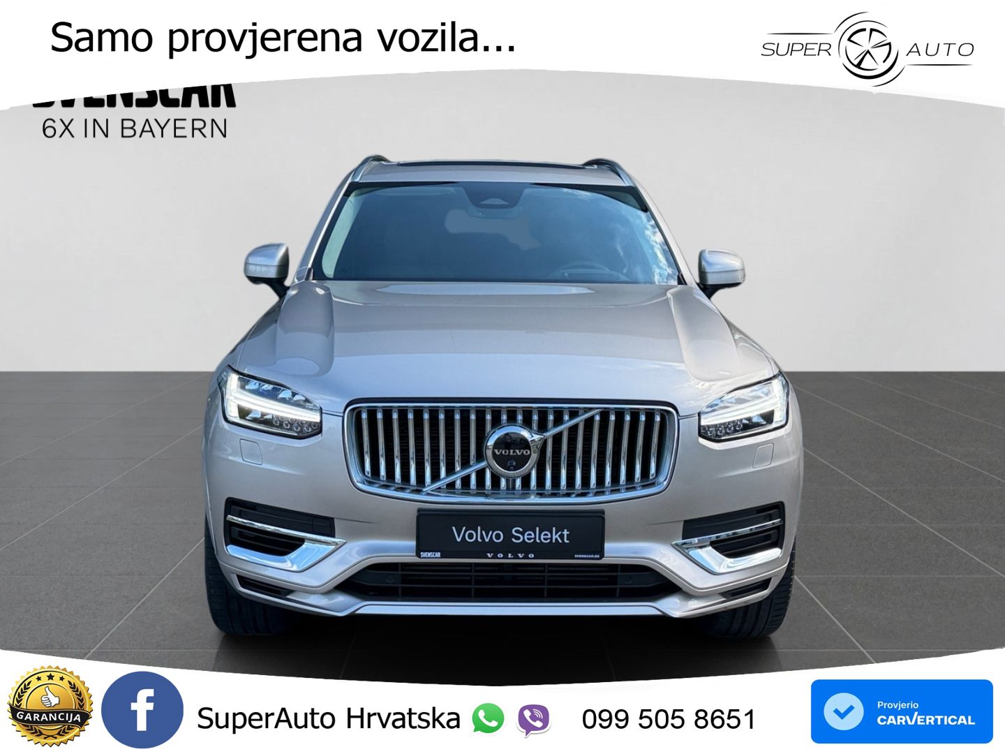 Volvo XC90 2.0 T8 AWD Automatic ACC+HEAD+4xGR SJED+360+PANO
