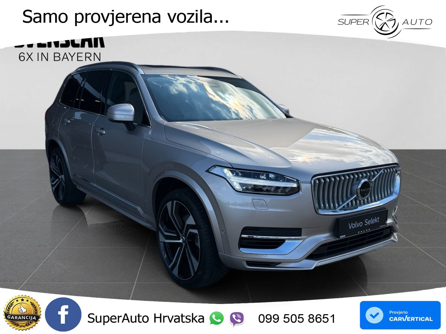 Volvo XC90 2.0 T8 AWD Automatic ACC+HEAD+4xGR SJED+360+PANO