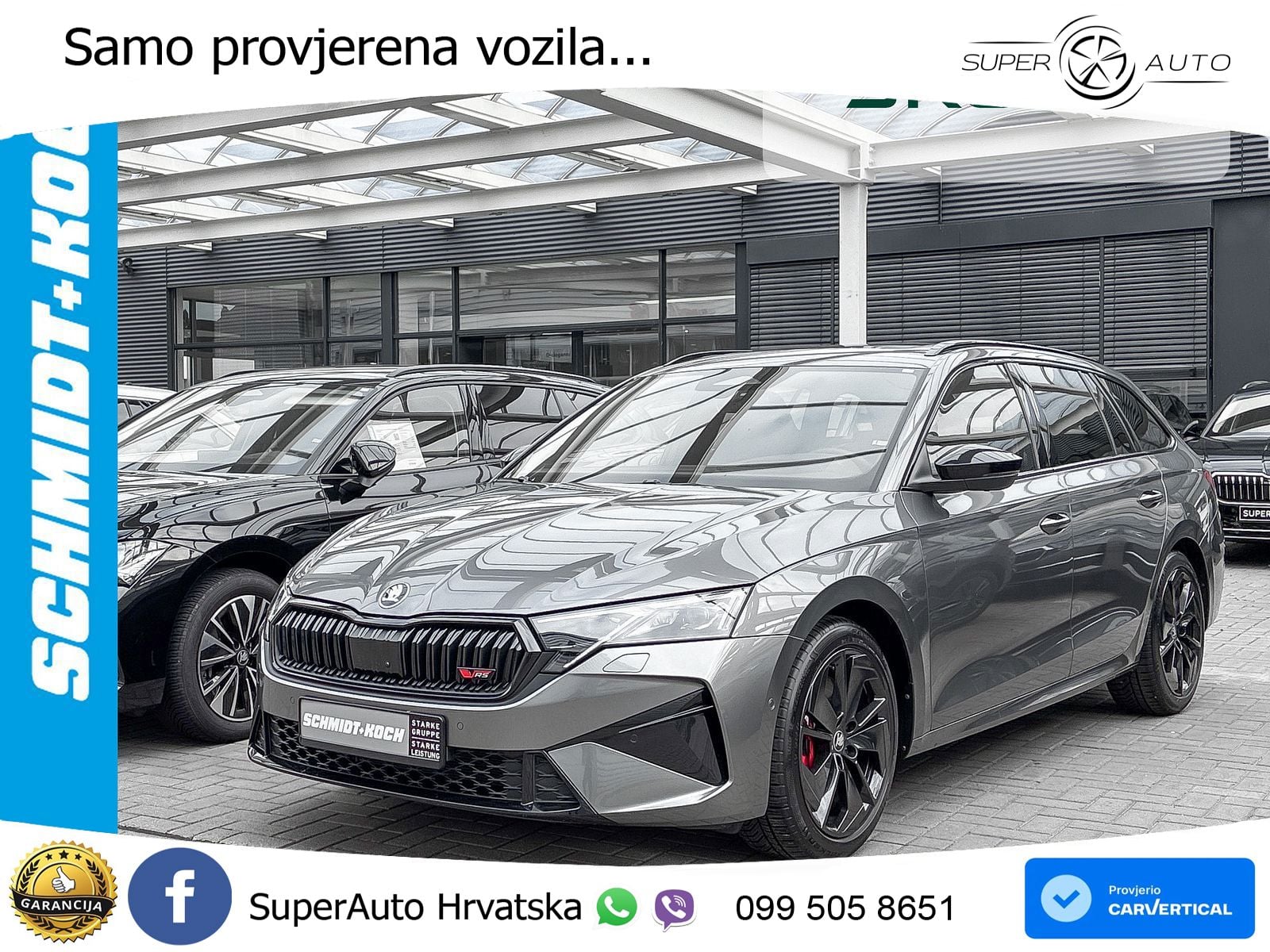 Škoda Octavia Combi RS 2.0 TSI (265 KS) DSG LED+GR SJED+ACC