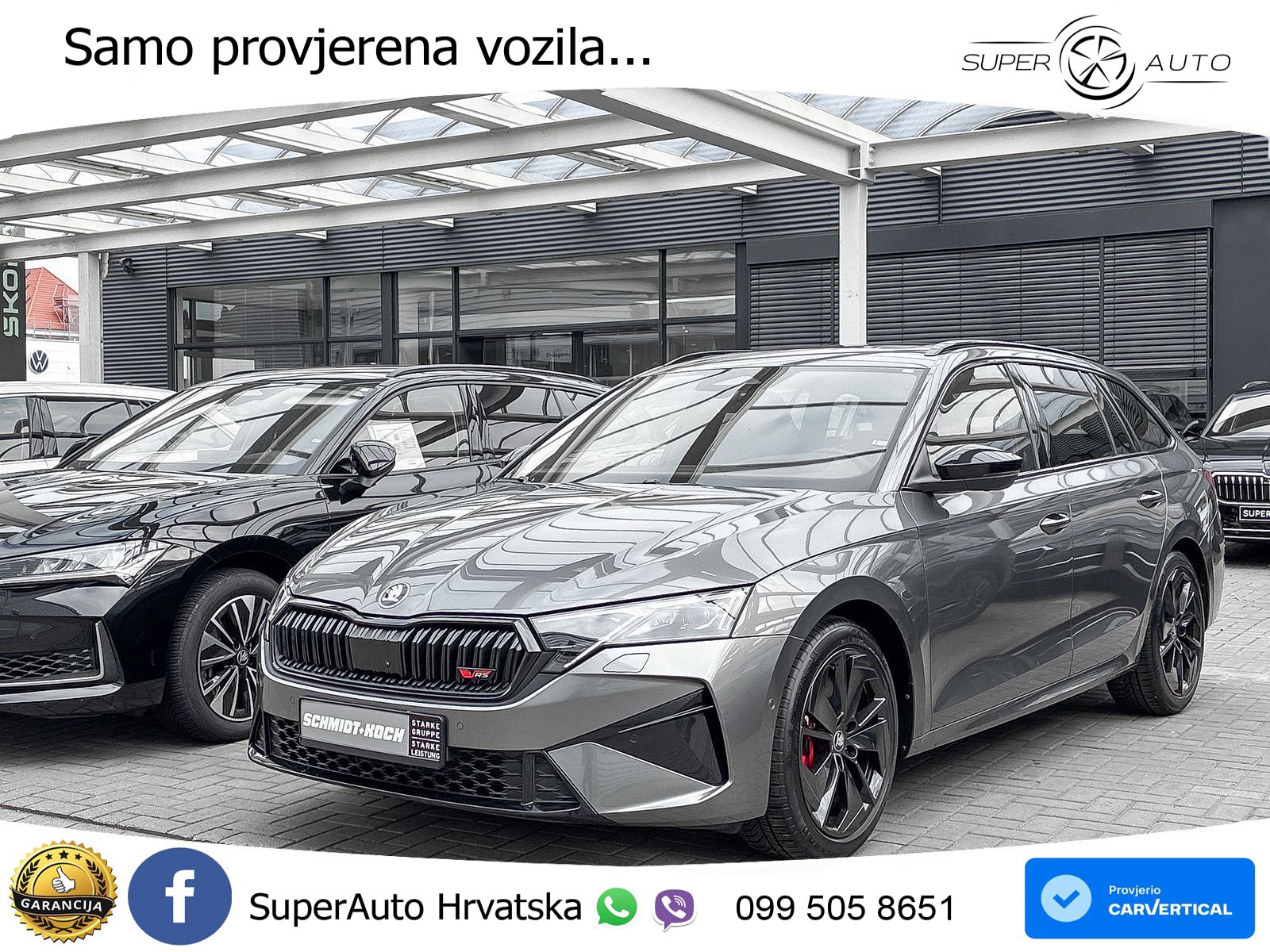 Škoda Octavia Combi RS 2.0 TSI (265 KS) DSG LED+GR SJED+ACC