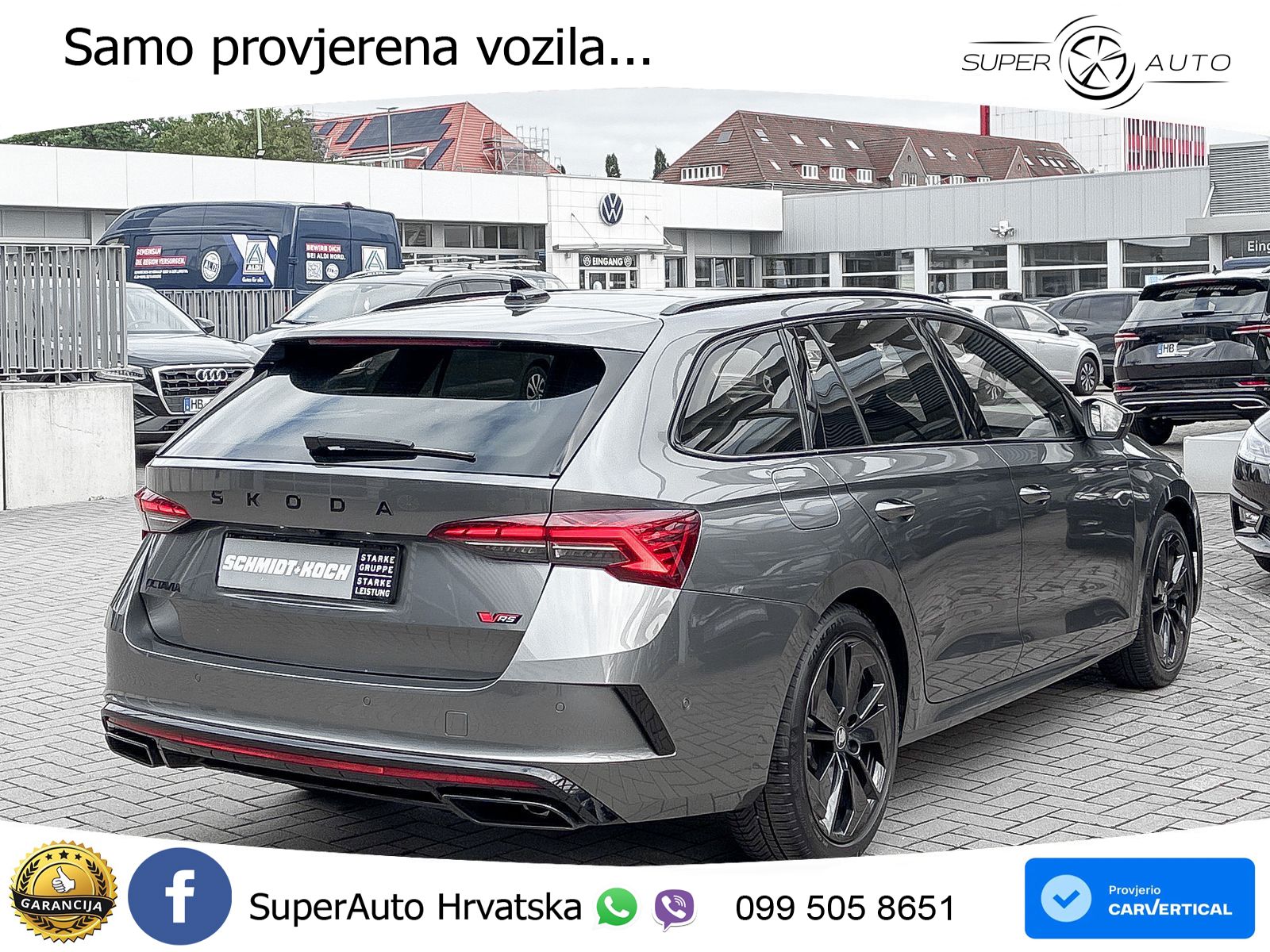 Škoda Octavia Combi RS 2.0 TSI (265 KS) DSG LED+GR SJED+ACC