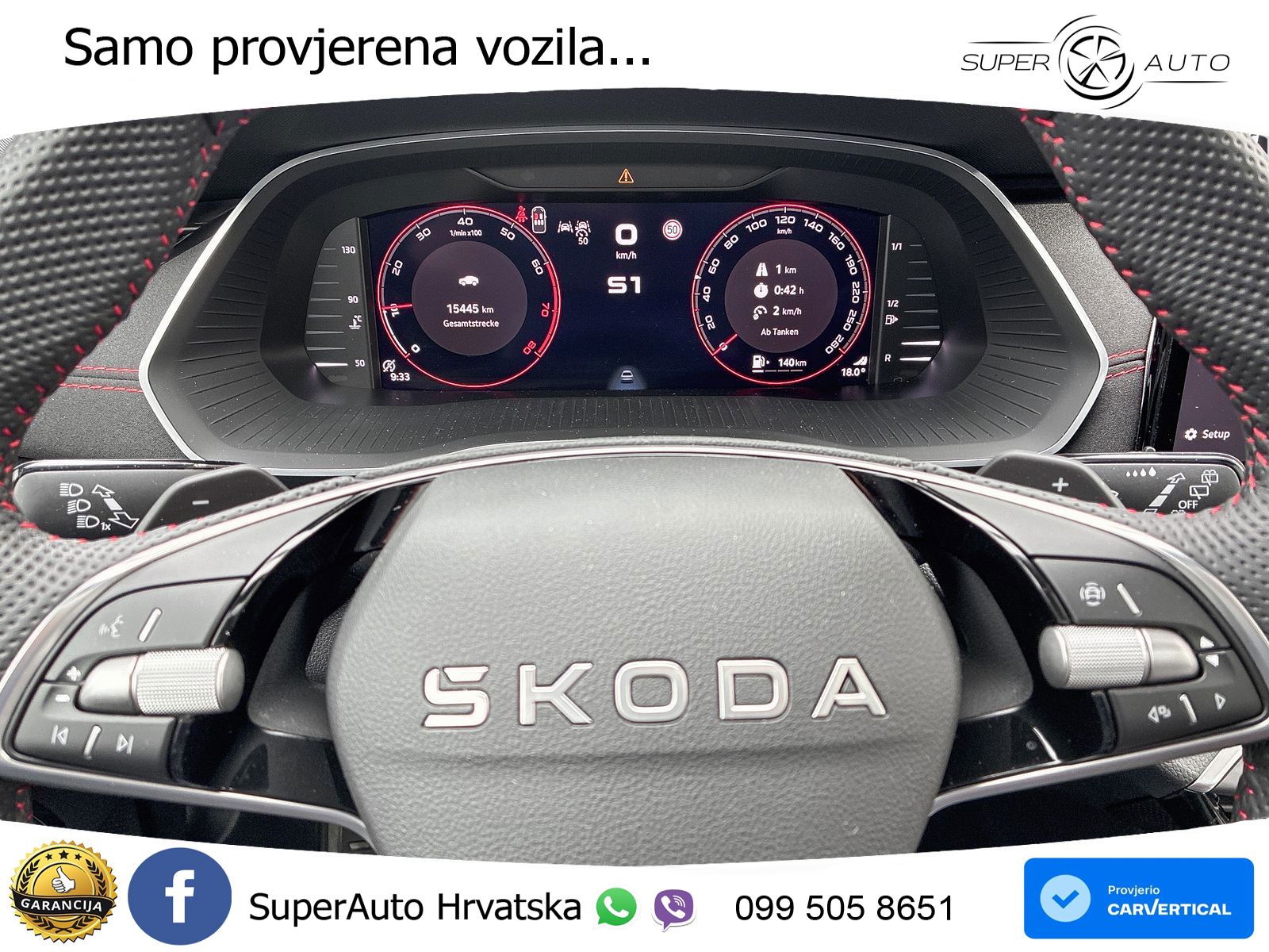Škoda Octavia Combi RS 2.0 TSI (265 KS) DSG LED+GR SJED+ACC