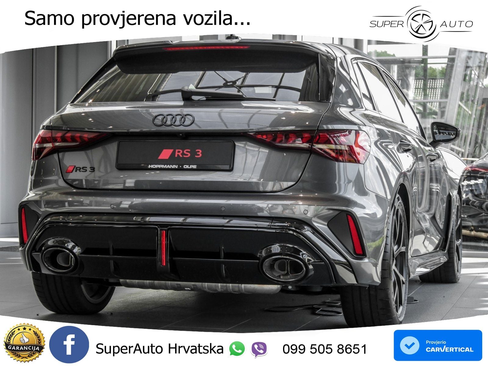 Audi RS3 Sedan 2.5 TFSI (400 KS) quattro S tronic LED+GR SJED+ACC
