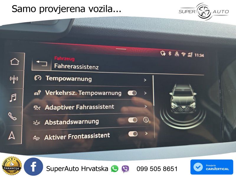 Audi A3 35 TFSI (150 KS) S tronic LED+GR SJED+ACC