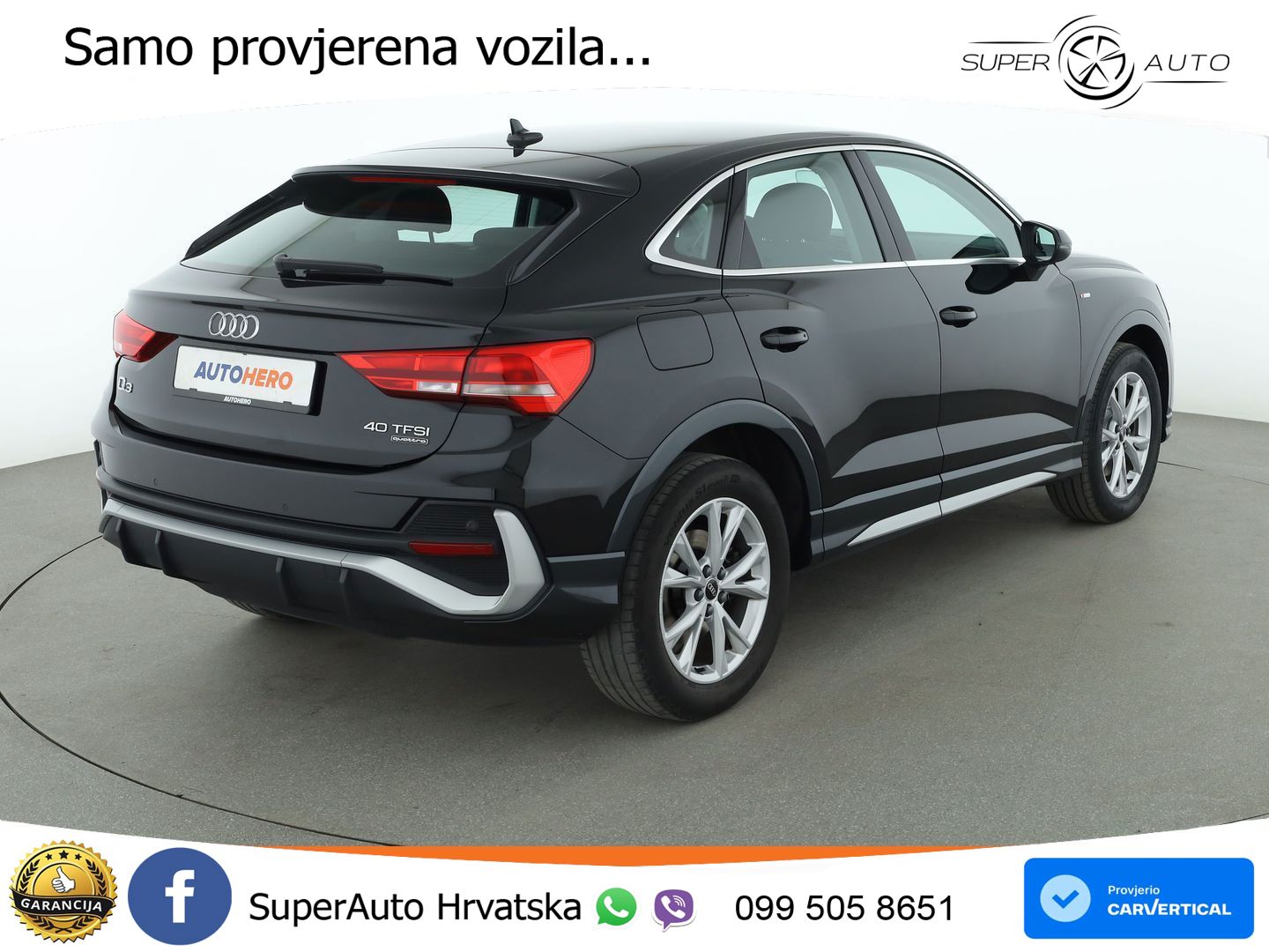 Audi Q3 II Sportback 40 TFSI (190 KS) quattro S tronic S line
