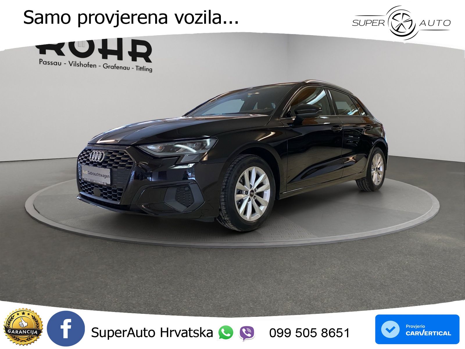 Audi A3 35 TDI (150 KS) LED+GR SJED+ACC