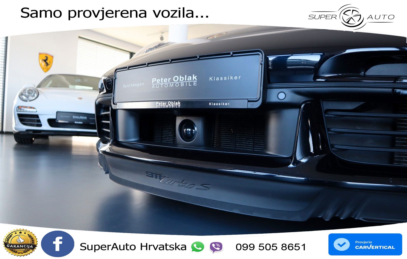 Porsche 911 Turbo S 3.8 (650 KS) PDK ACC+GR SJED+360+PANO