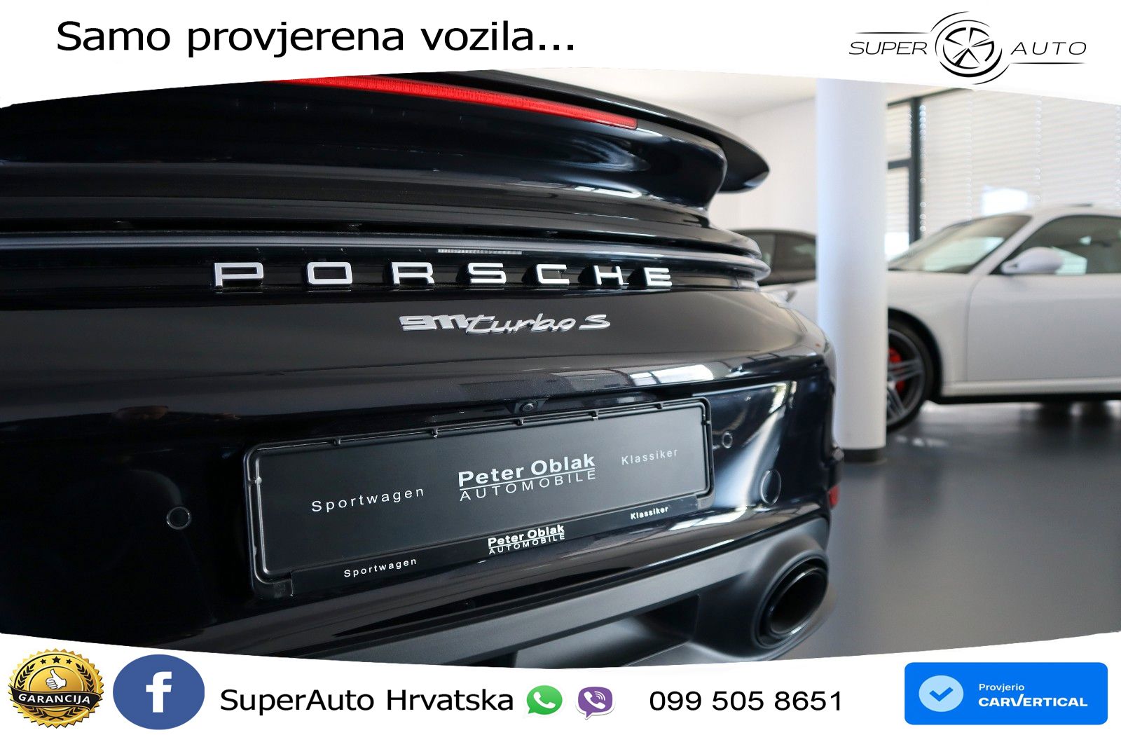 Porsche 911 Turbo S 3.8 (650 KS) PDK ACC+GR SJED+360+PANO