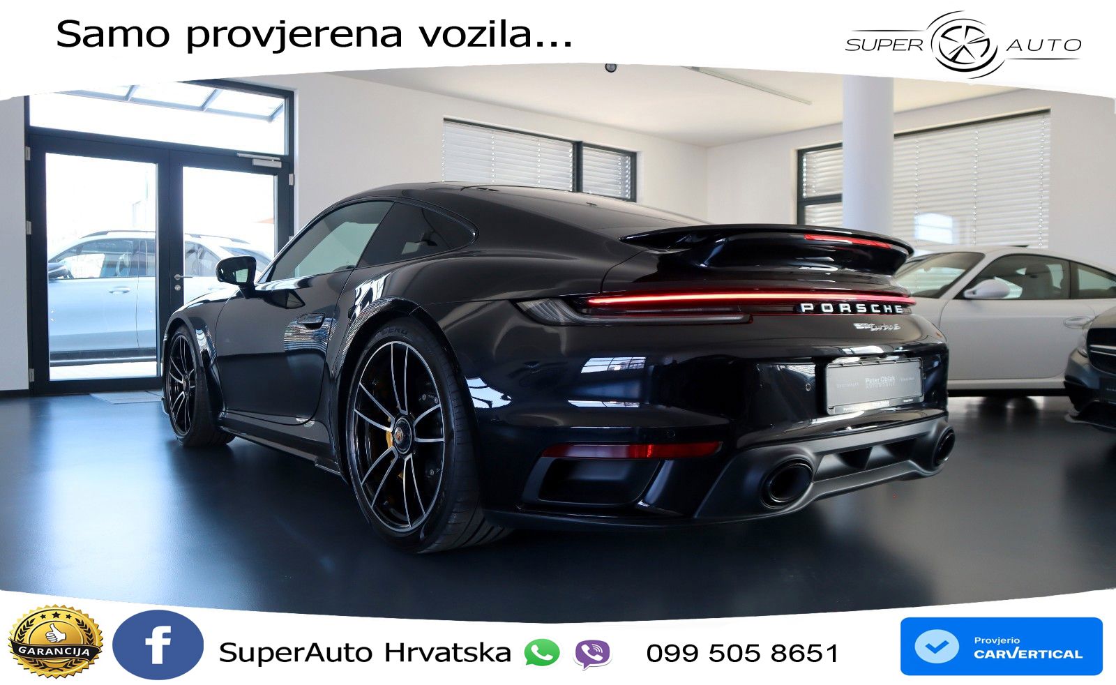 Porsche 911 Turbo S 3.8 (650 KS) PDK ACC+GR SJED+360+PANO