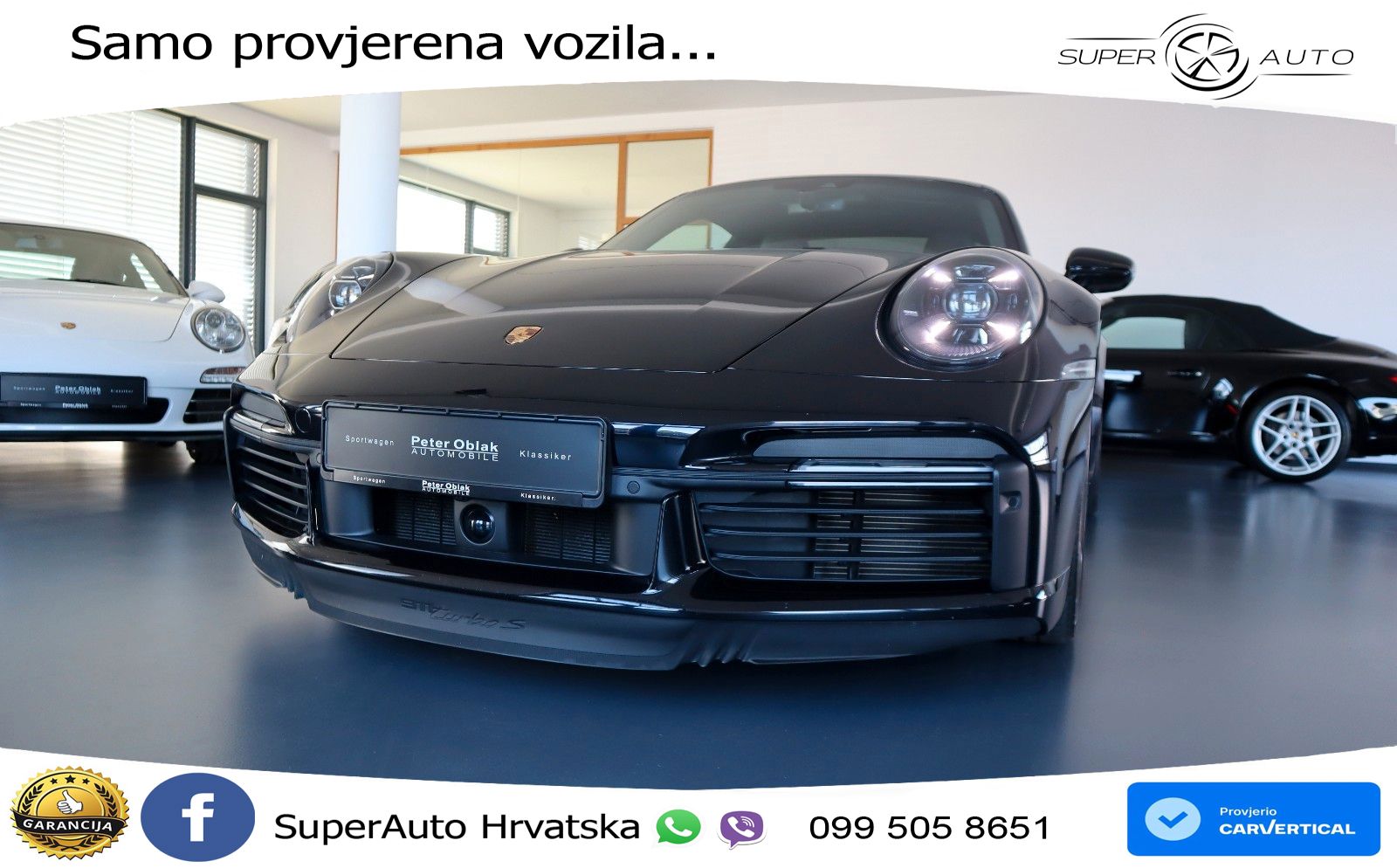Porsche 911 Turbo S 3.8 (650 KS) PDK ACC+GR SJED+360+PANO
