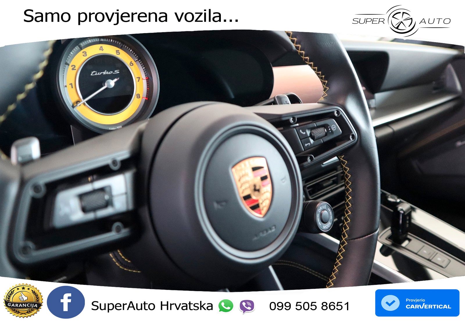 Porsche 911 Turbo S 3.8 (650 KS) PDK ACC+GR SJED+360+PANO