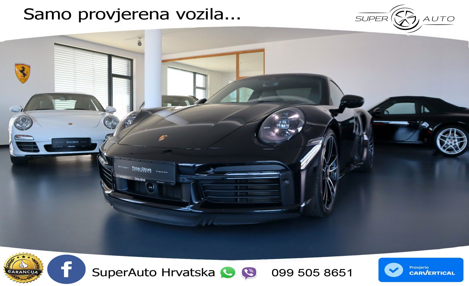 Porsche 911 Turbo S 3.8 (650 KS) PDK ACC+GR SJED+360+PANO