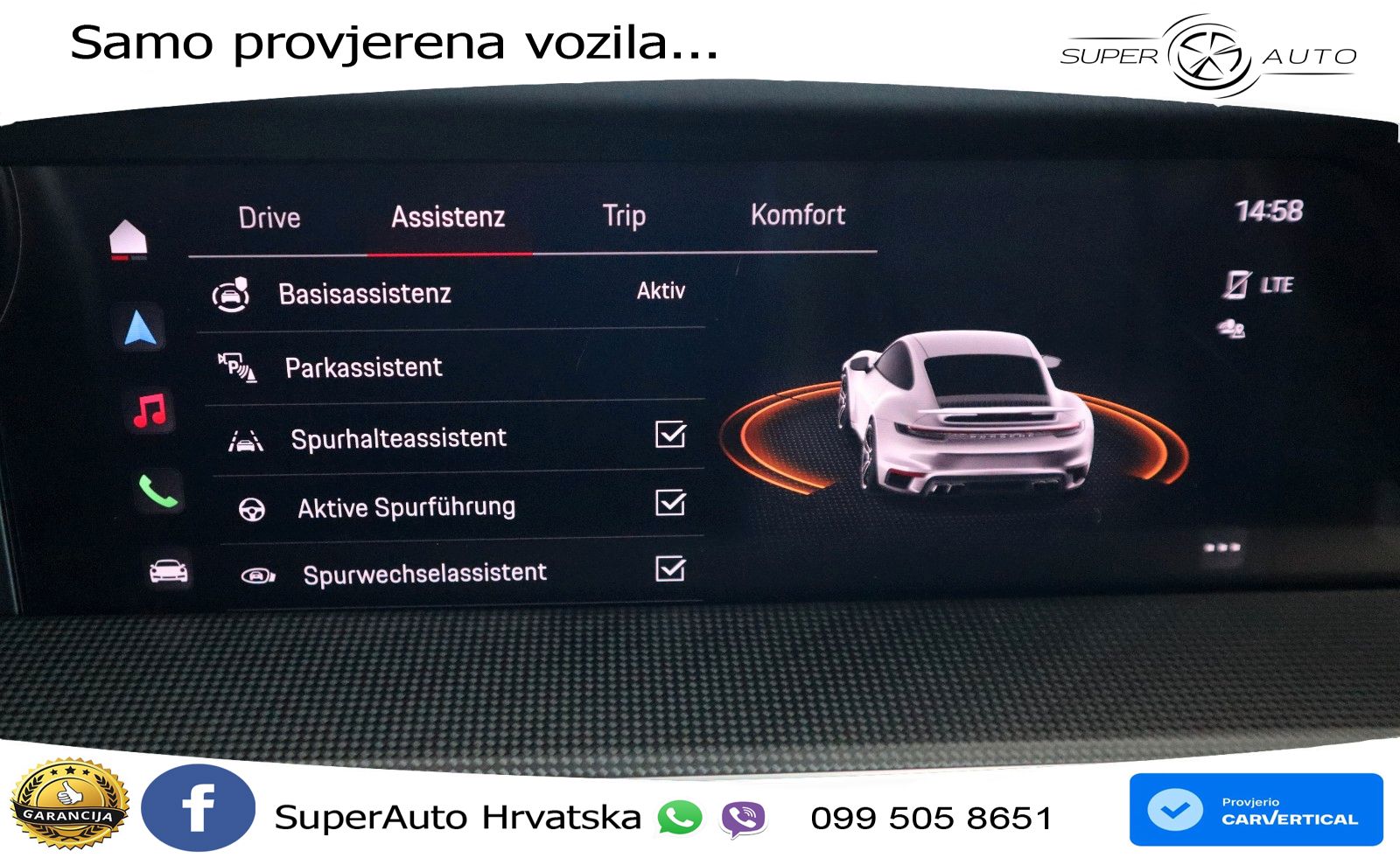 Porsche 911 Turbo S 3.8 (650 KS) PDK ACC+GR SJED+360+PANO