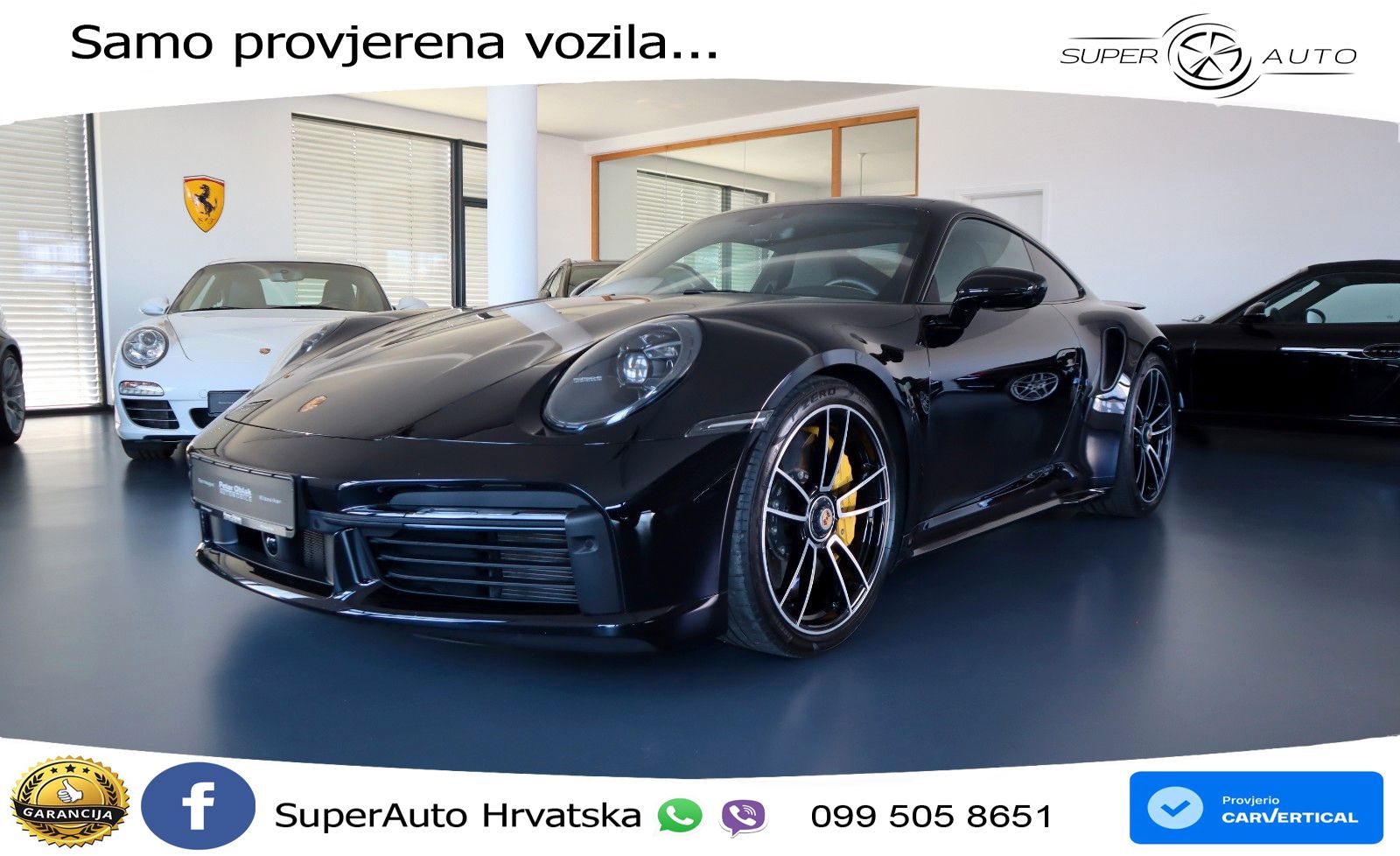 Porsche 911 Turbo S 3.8 (650 KS) PDK ACC+GR SJED+360+PANO
