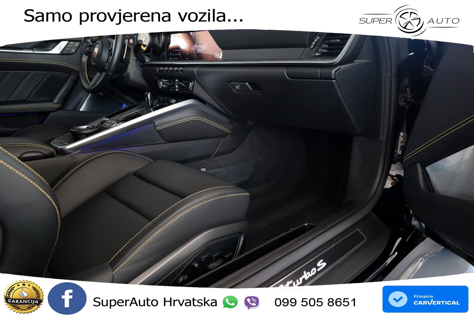 Porsche 911 Turbo S 3.8 (650 KS) PDK ACC+GR SJED+360+PANO