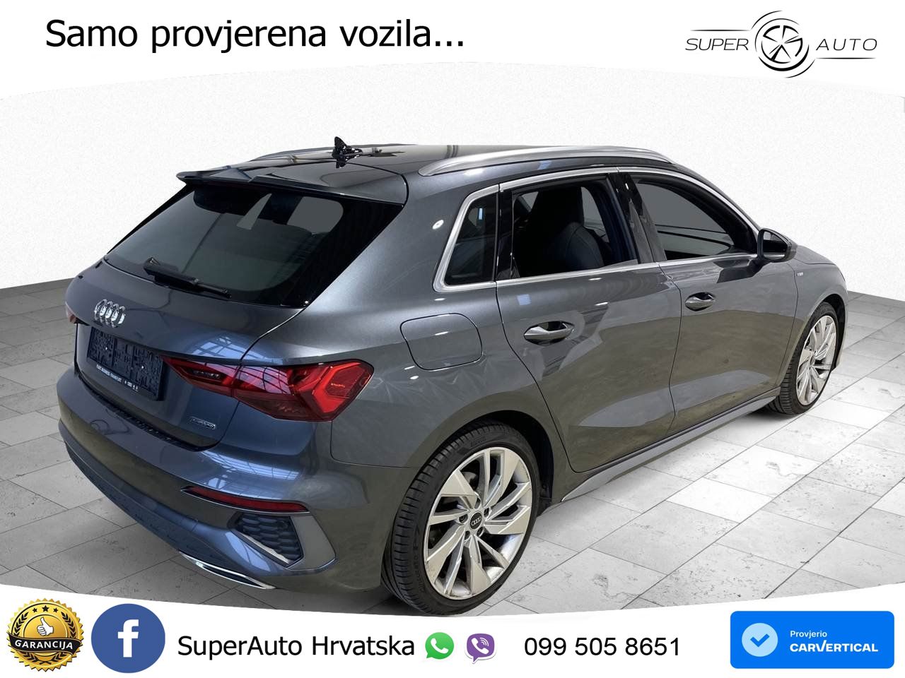 Audi A3 40 TFSI (190 KS) quattro S tronic S line LED+GR SJED+ACC