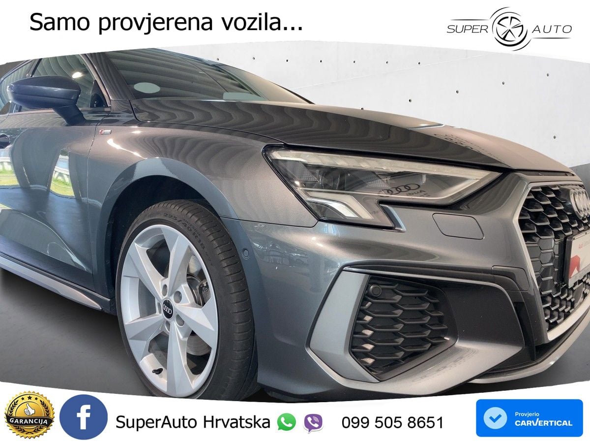 Audi A3 40 TFSIe (204 KS) S tronic S line LED+GR SJED+ACC