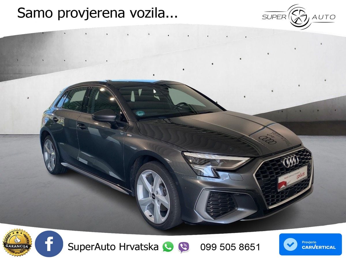 Audi A3 40 TFSIe (204 KS) S tronic S line LED+GR SJED+ACC
