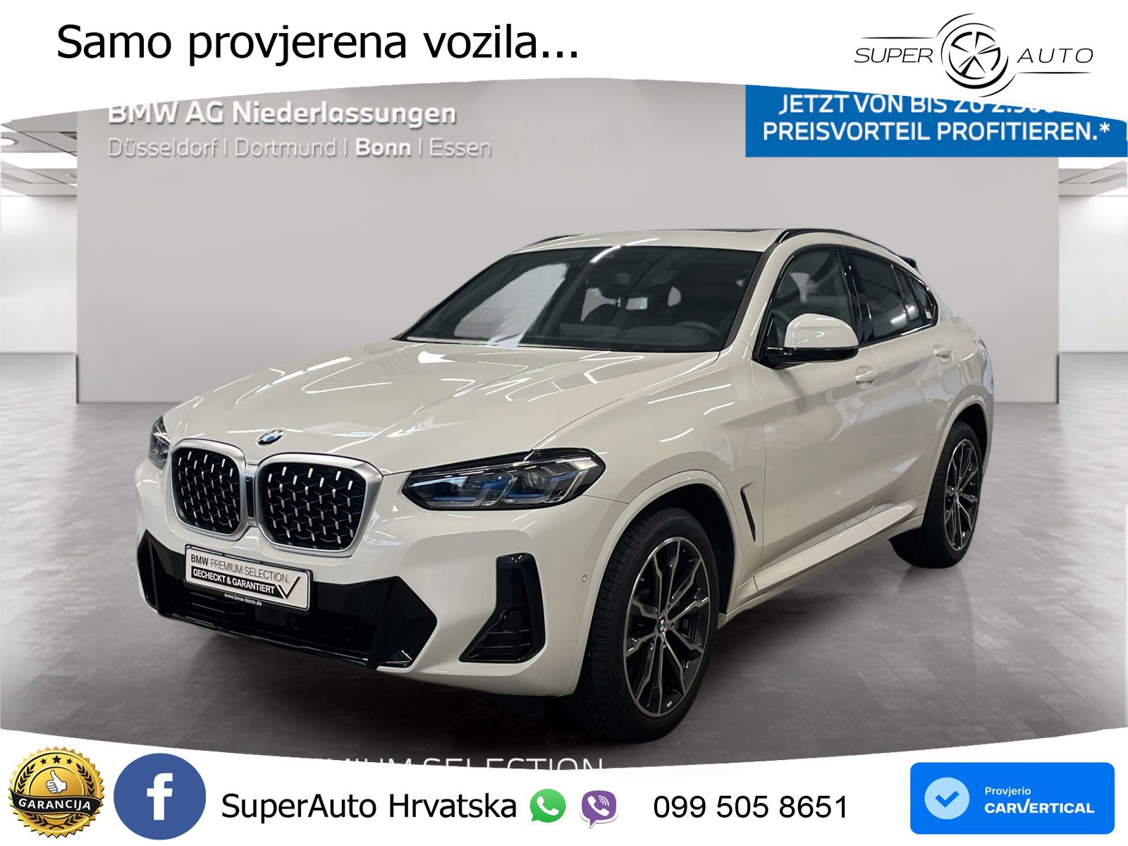 BMW X4 30d (286 KS) xDrive Steptronic M Sport LED+GR SJED+ACC