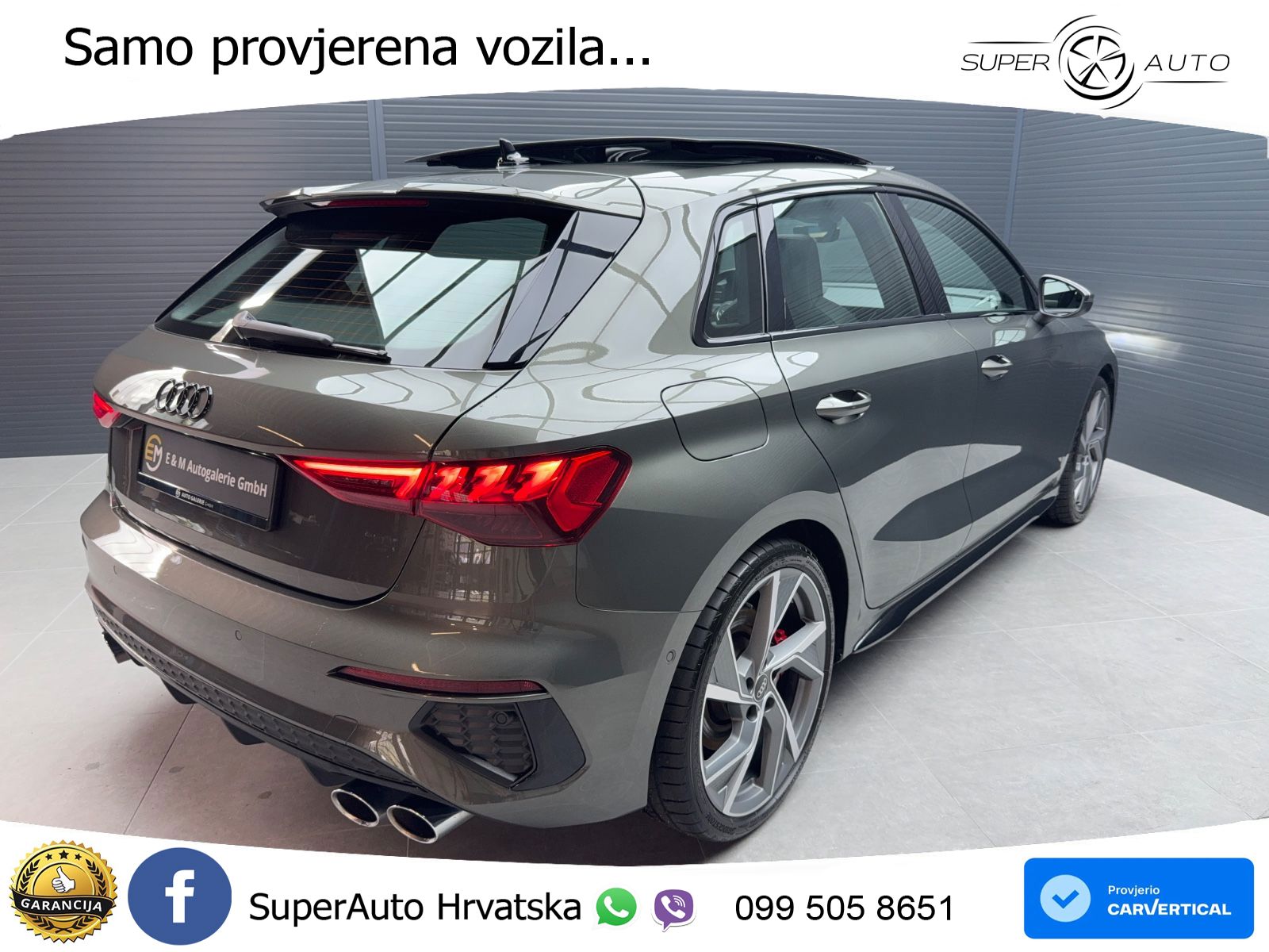 Audi S3 2.0 TFSI (310 KS) quattro S tronic LED+GR SJED+ACC