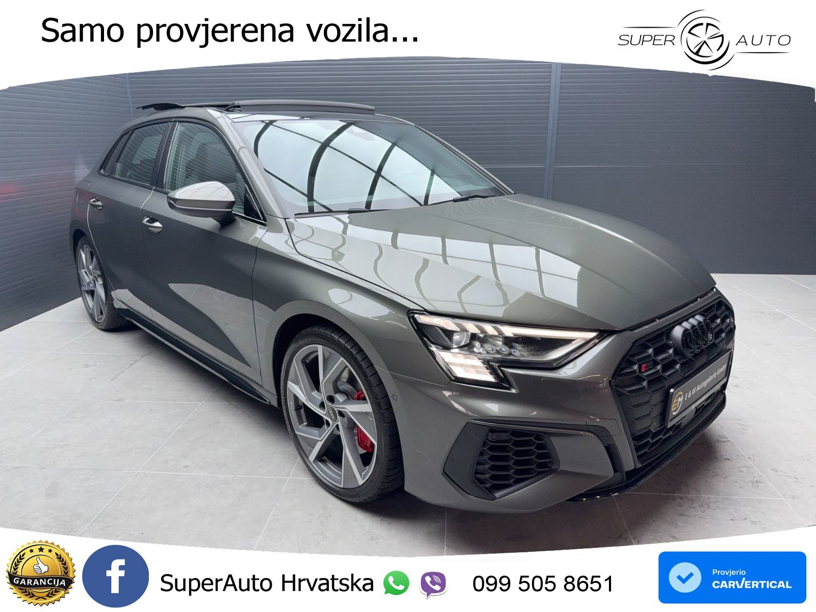 Audi S3 2.0 TFSI (310 KS) quattro S tronic LED+GR SJED+ACC