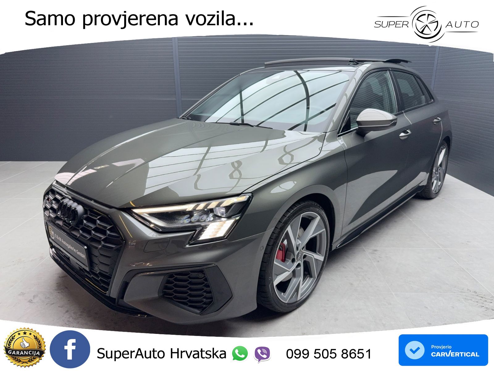 Audi S3 2.0 TFSI (310 KS) quattro S tronic LED+GR SJED+ACC
