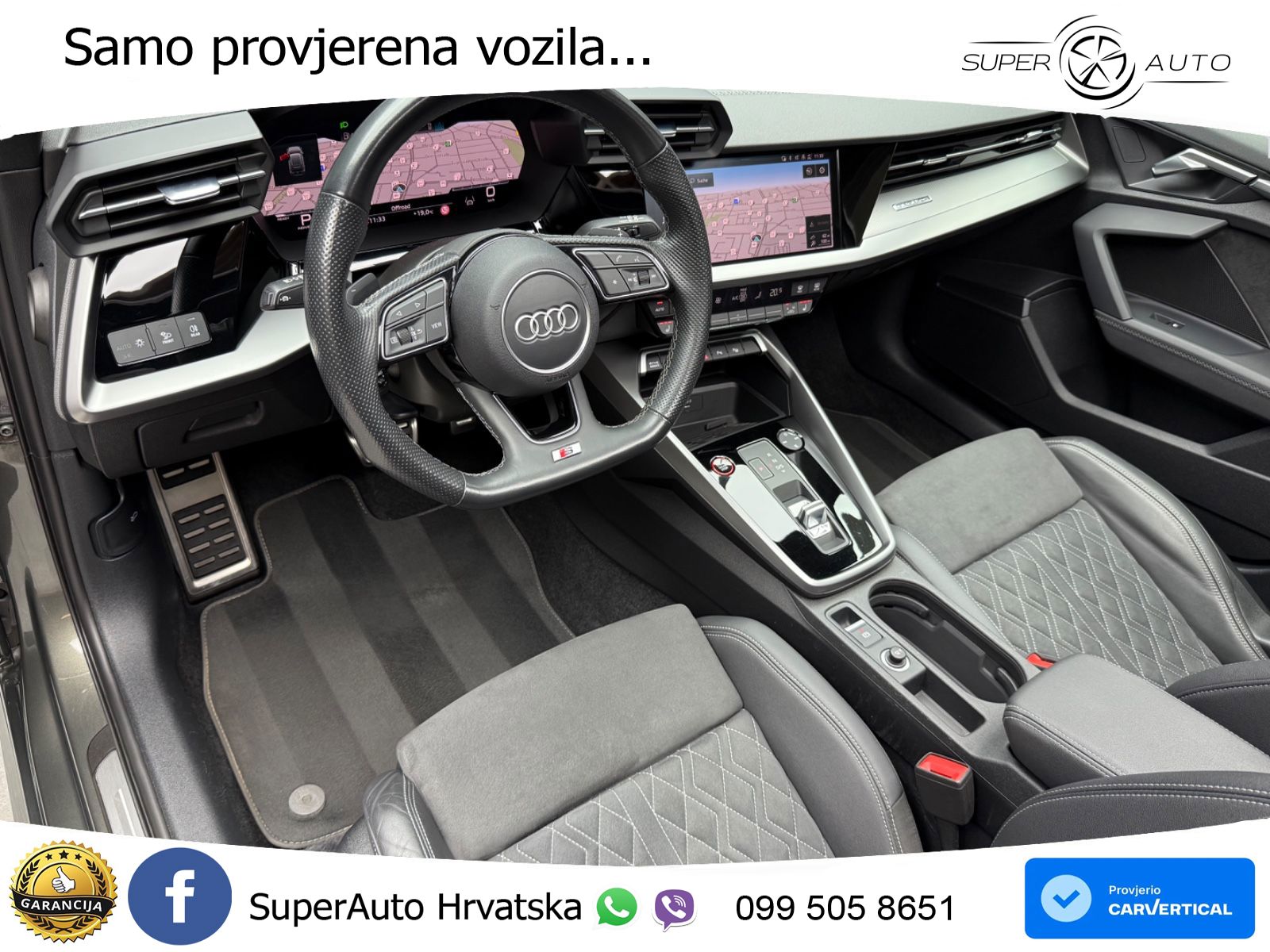 Audi S3 2.0 TFSI (310 KS) quattro S tronic LED+GR SJED+ACC