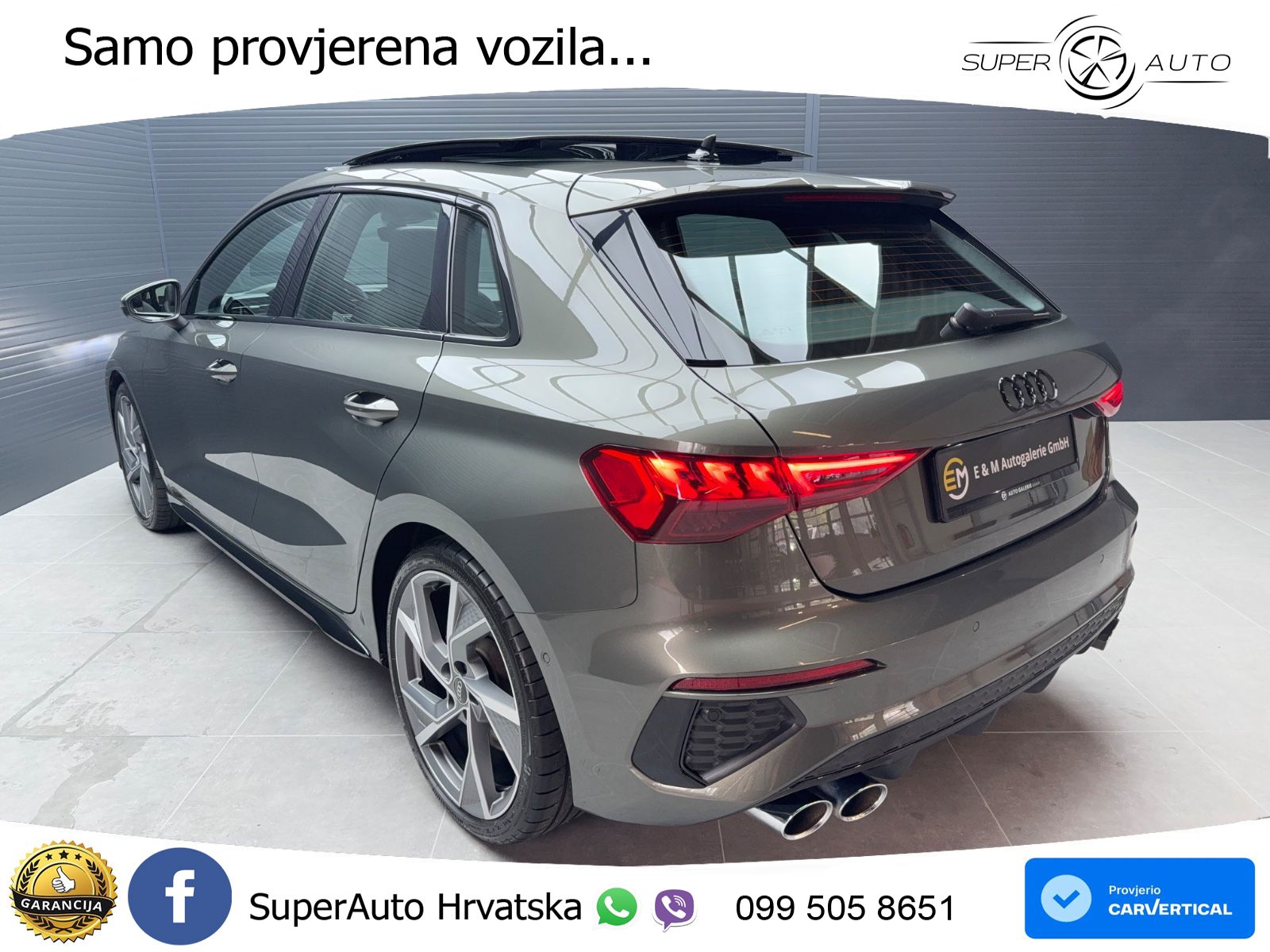 Audi S3 2.0 TFSI (310 KS) quattro S tronic LED+GR SJED+ACC
