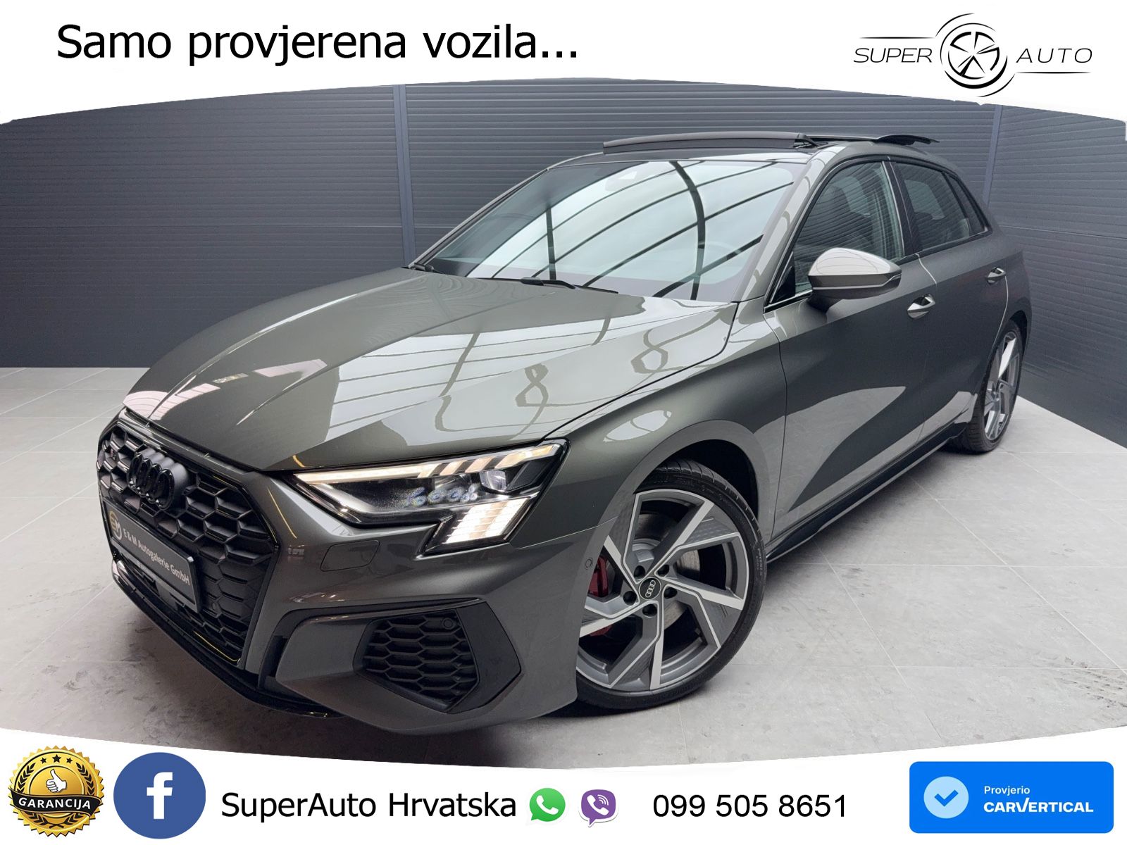 Audi S3 2.0 TFSI (310 KS) quattro S tronic LED+GR SJED+ACC