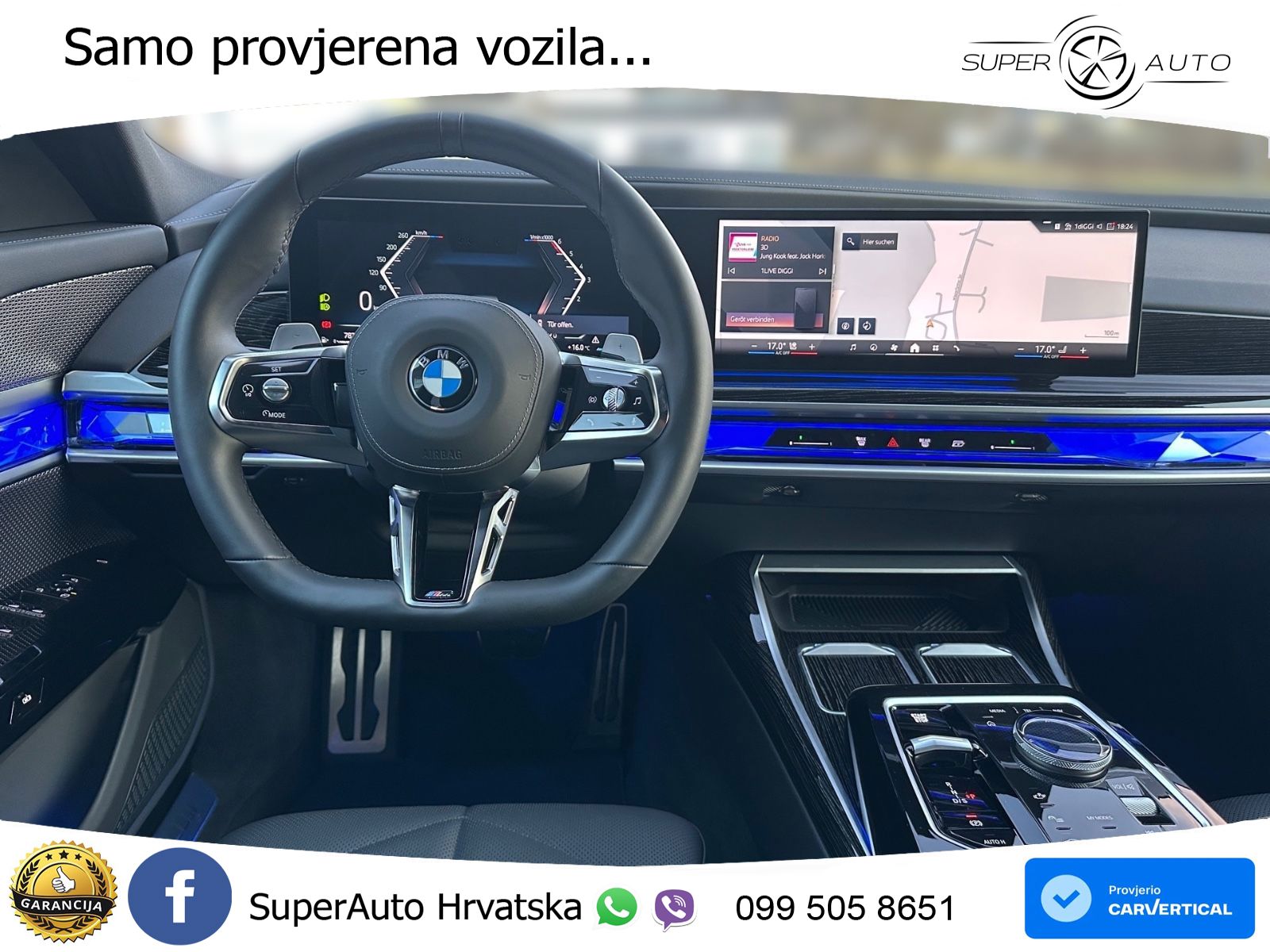 BMW 740d (299 KS) xDrive Steptronic M Sport ACC+HEAD+4xGR SJED+360+PANO