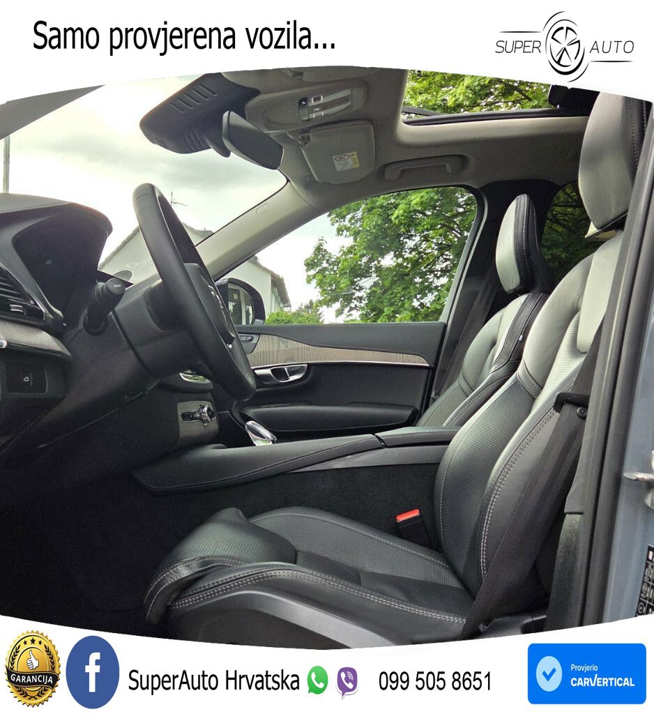 Volvo XC90 2.0 B5 Diesel AWD Automatic ZRAČNI+ACC+GR SJED+KAM+PANO