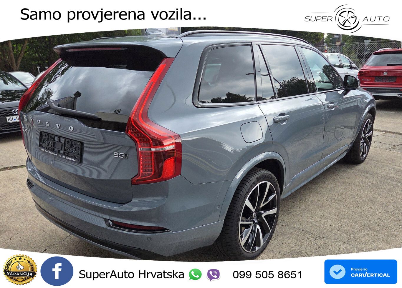 Volvo XC90 2.0 B5 Diesel AWD Automatic ZRAČNI+ACC+GR SJED+KAM+PANO