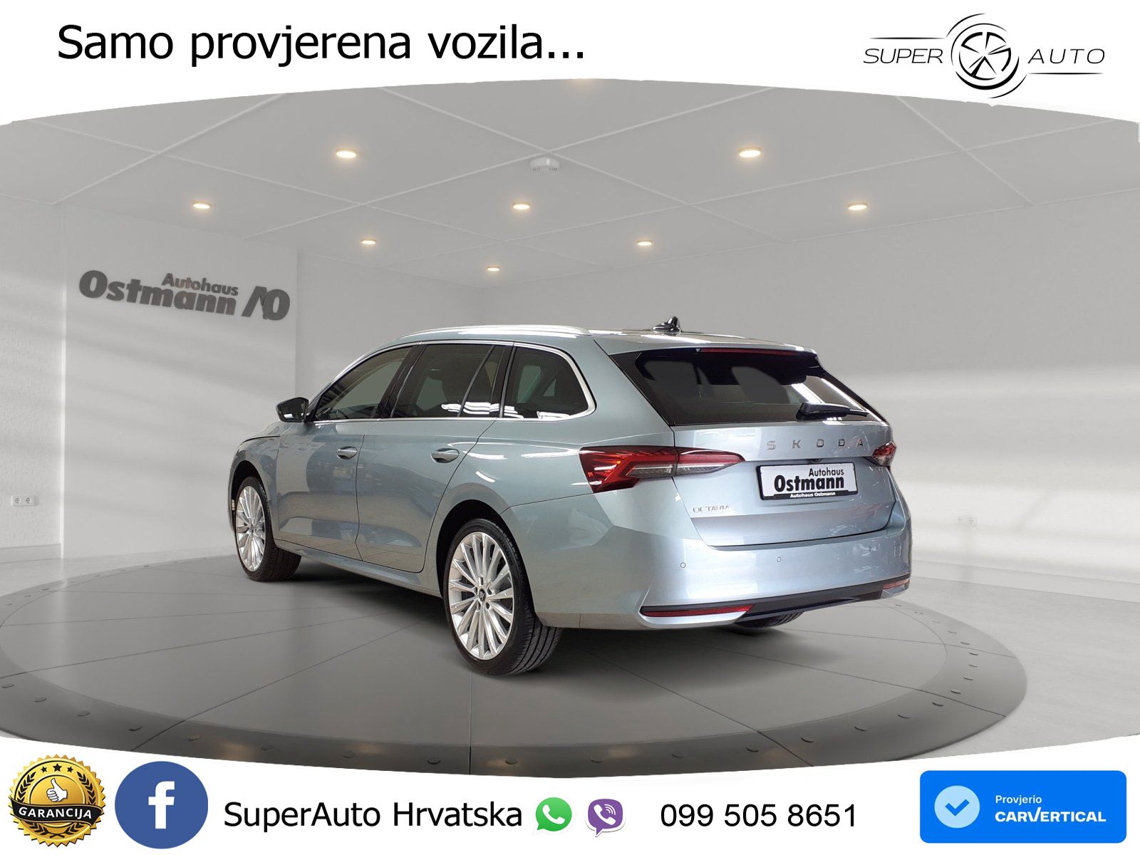 Škoda Octavia Combi 1.5 TSI (150 KS) DSG LED+GR SJED+ACC