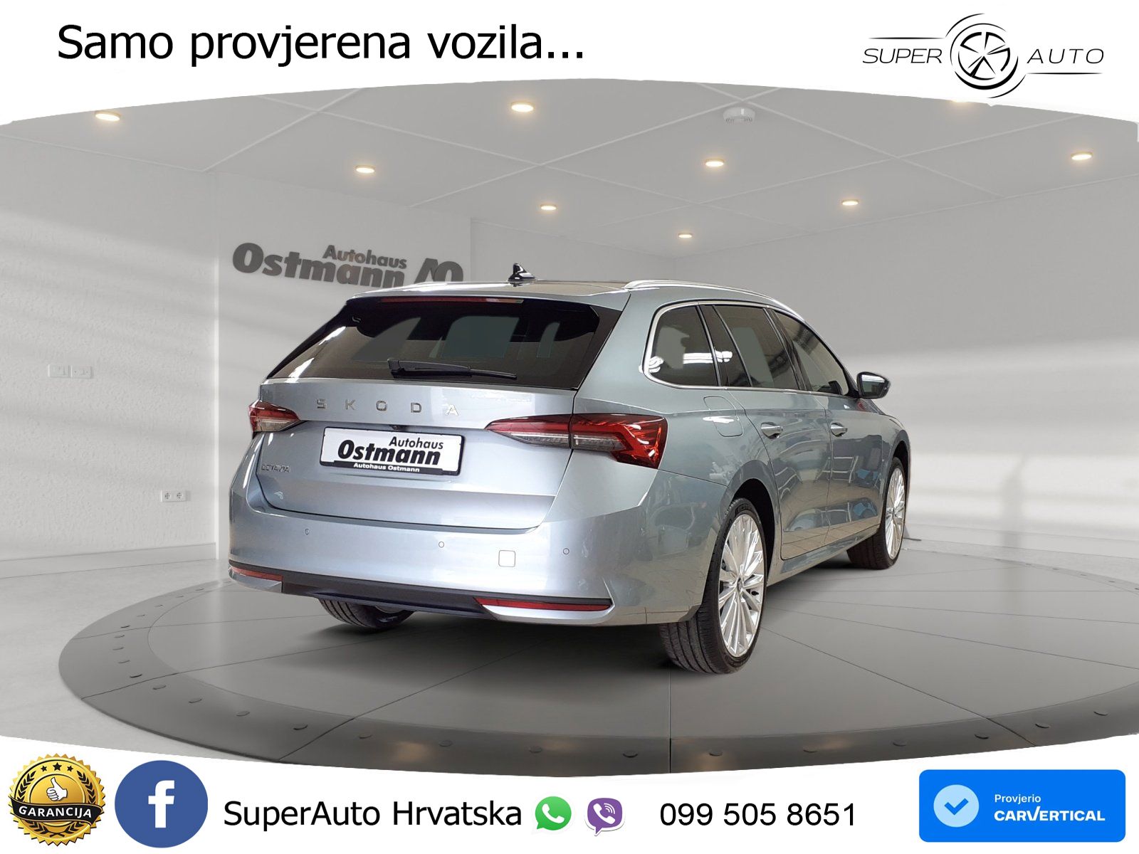 Škoda Octavia Combi 1.5 TSI (150 KS) DSG LED+GR SJED+ACC