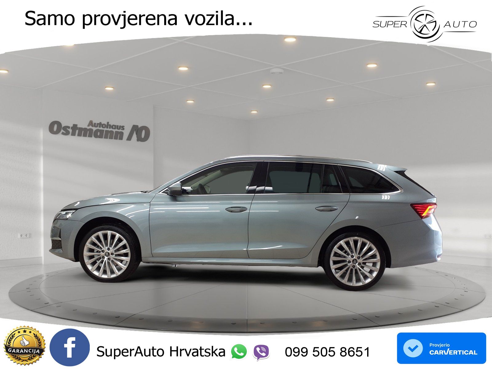 Škoda Octavia Combi 1.5 TSI (150 KS) DSG LED+GR SJED+ACC