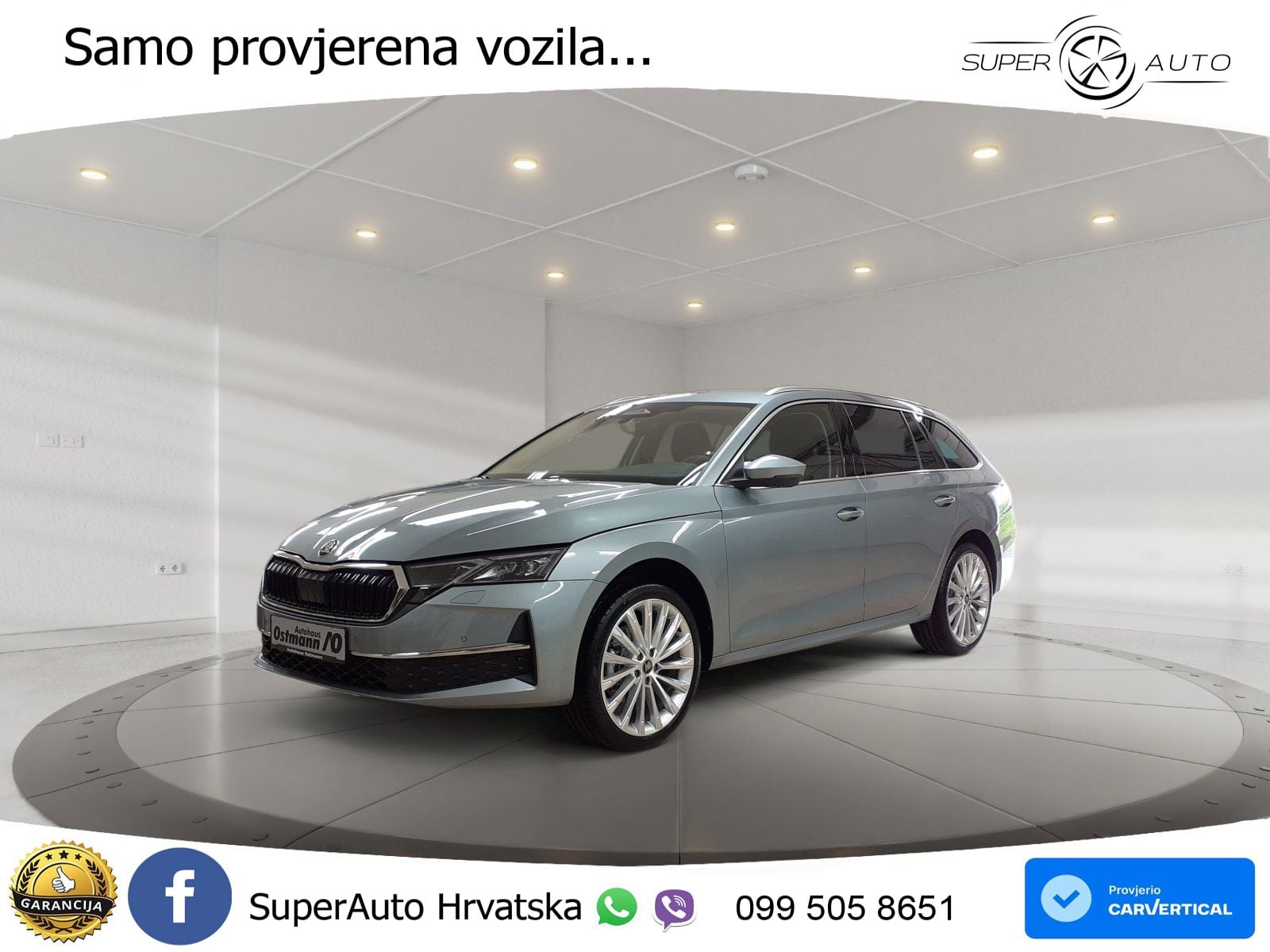 Škoda Octavia Combi 1.5 TSI (150 KS) DSG LED+GR SJED+ACC