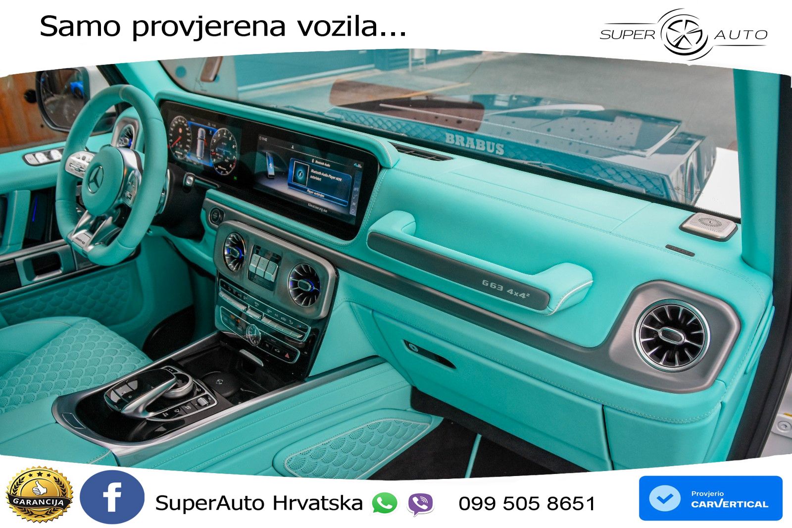 Mercedes AMG G 63 Long V8 (585 KS) 4MATIC 9G-TRONIC AMG SPEEDSHIFT PLUS Brabus