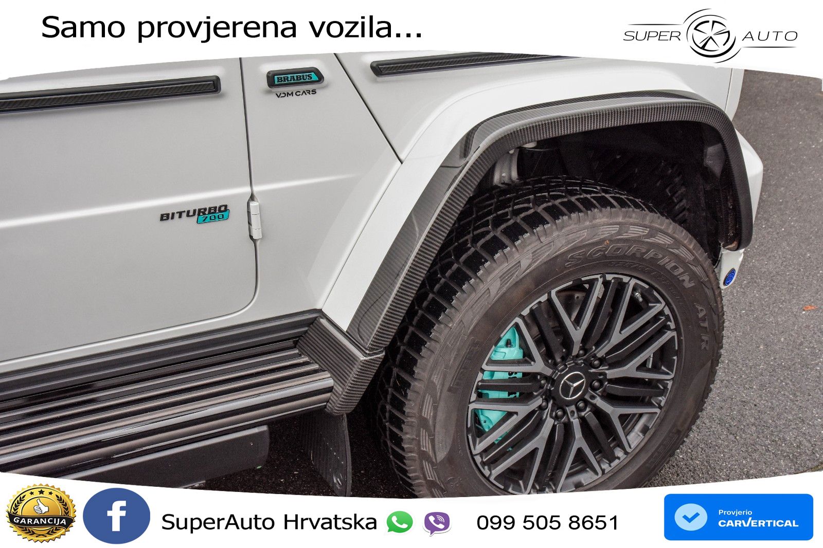 Mercedes AMG G 63 Long V8 (585 KS) 4MATIC 9G-TRONIC AMG SPEEDSHIFT PLUS Brabus
