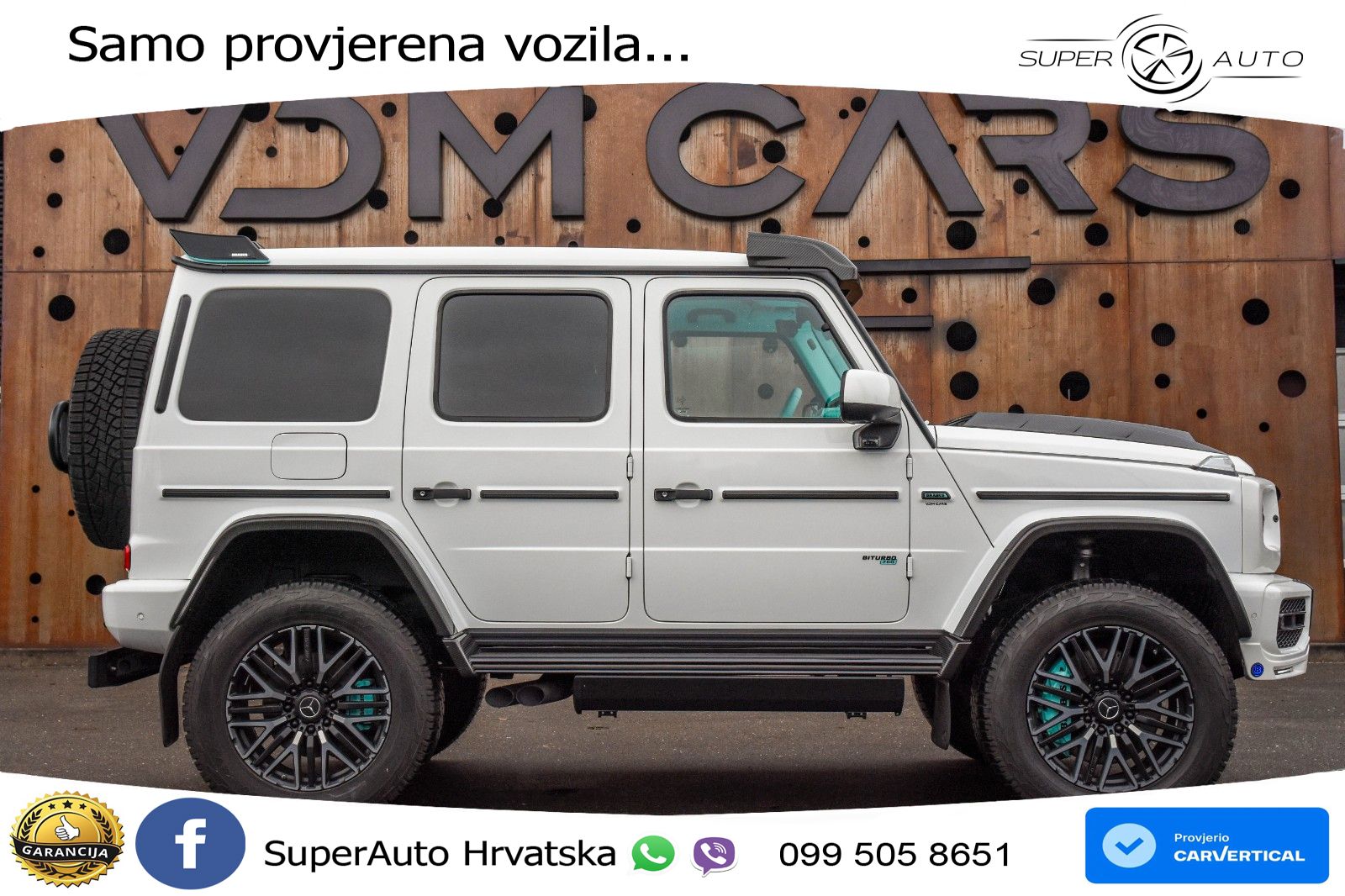 Mercedes AMG G 63 Long V8 (585 KS) 4MATIC 9G-TRONIC AMG SPEEDSHIFT PLUS Brabus