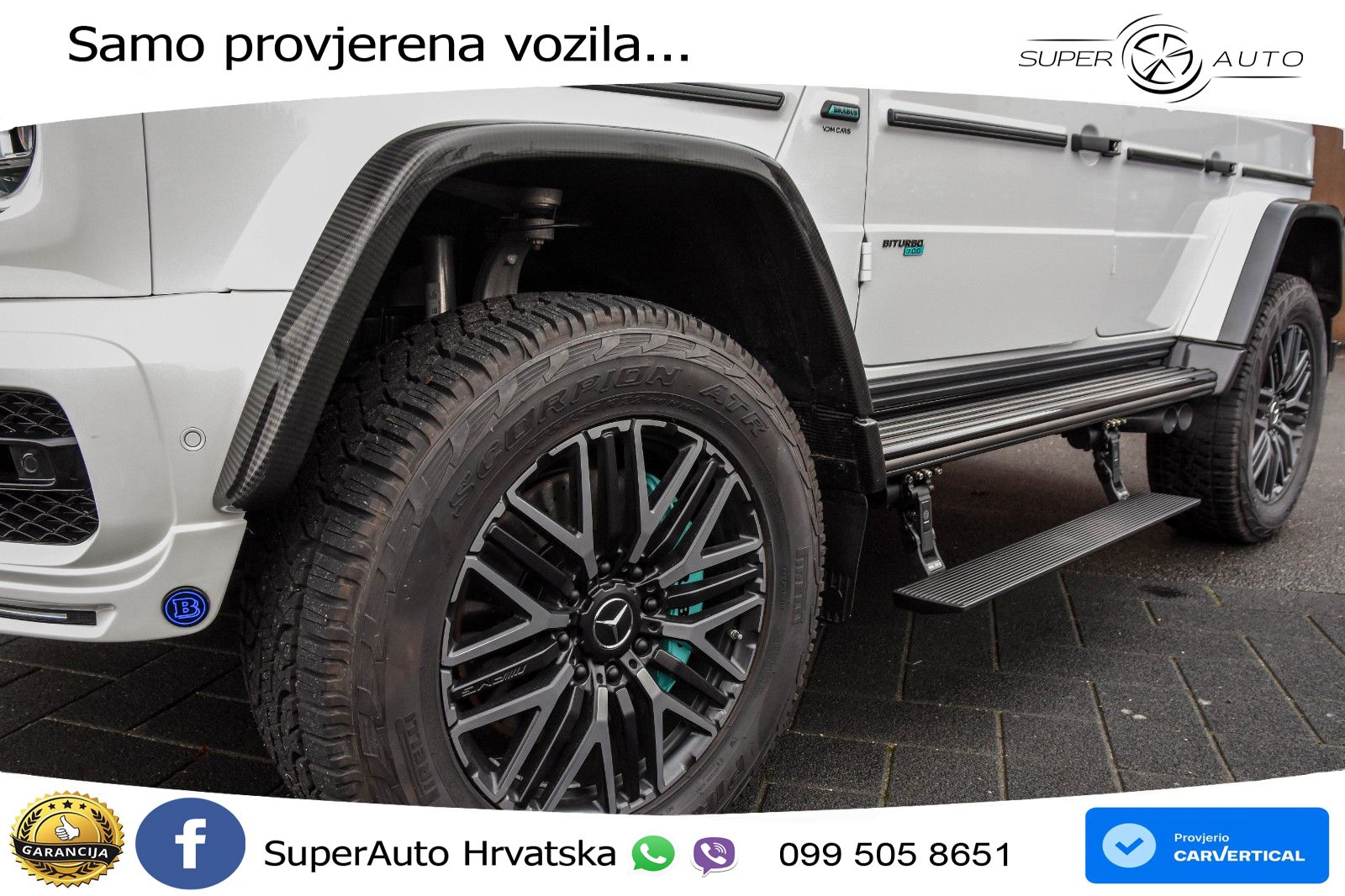 Mercedes AMG G 63 Long V8 (585 KS) 4MATIC 9G-TRONIC AMG SPEEDSHIFT PLUS Brabus