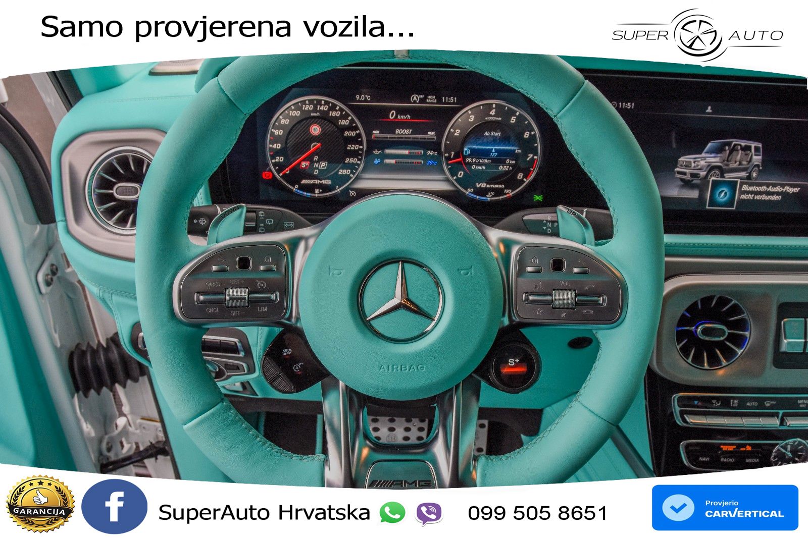 Mercedes AMG G 63 Long V8 (585 KS) 4MATIC 9G-TRONIC AMG SPEEDSHIFT PLUS Brabus