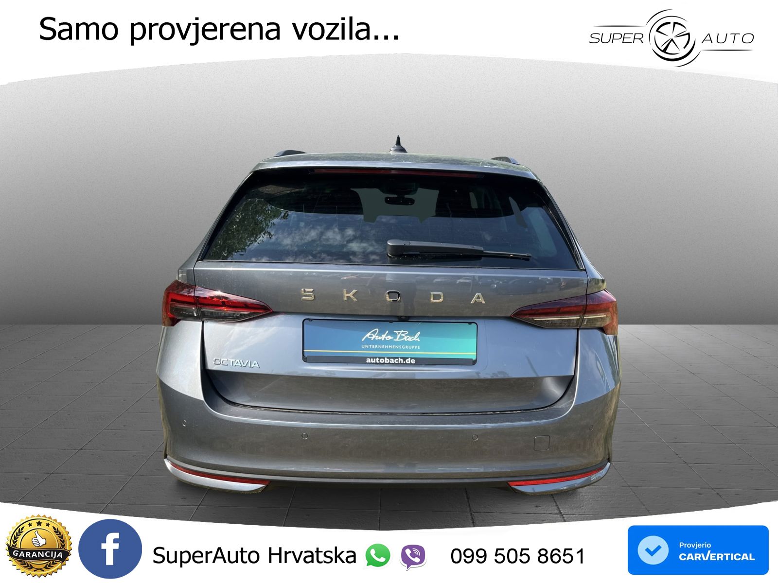 Škoda Octavia Combi 2.0 TDI (150 KS) DSG LED+GR SJED+ACC