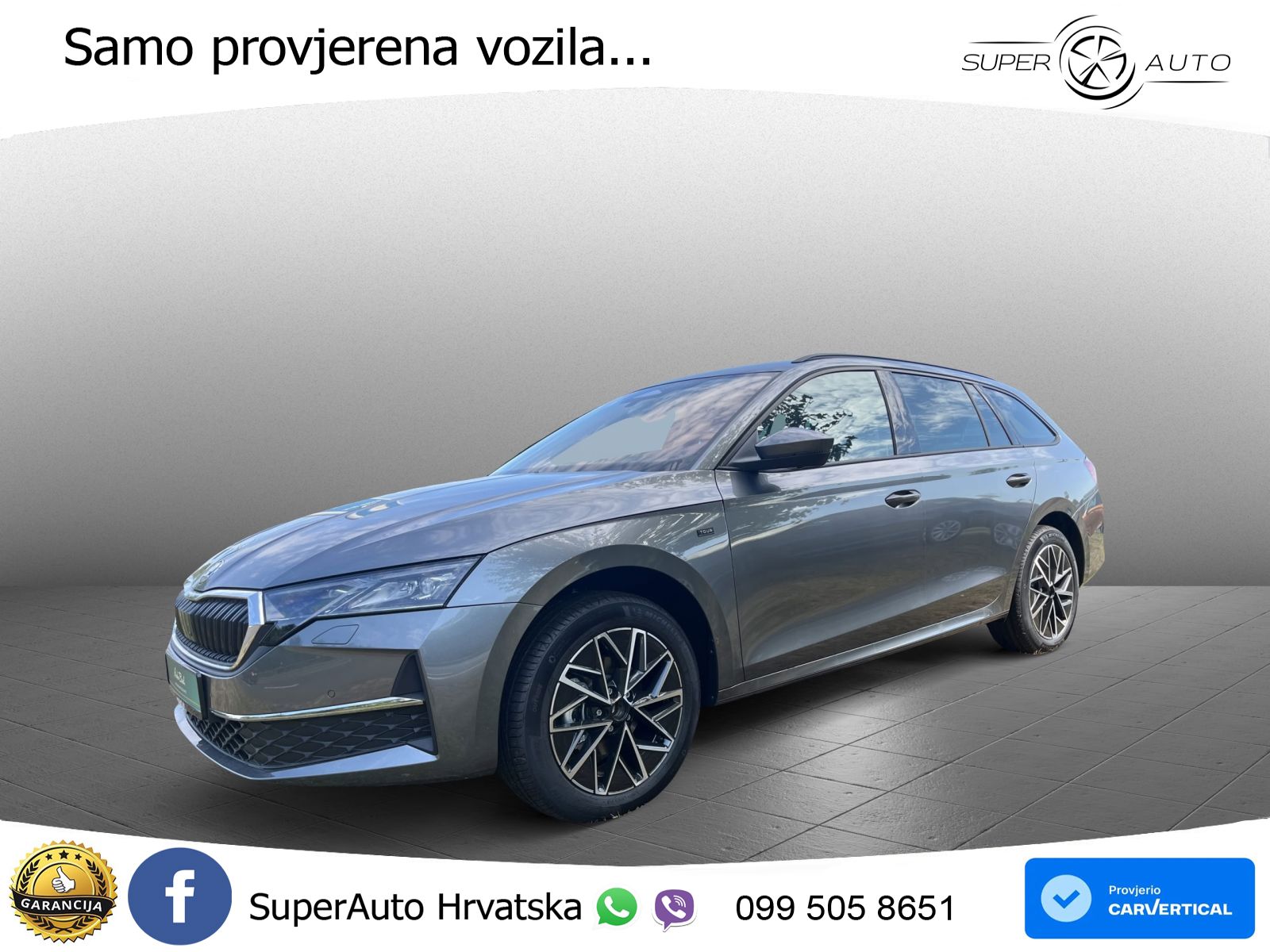 Škoda Octavia Combi 2.0 TDI (150 KS) DSG LED+GR SJED+ACC