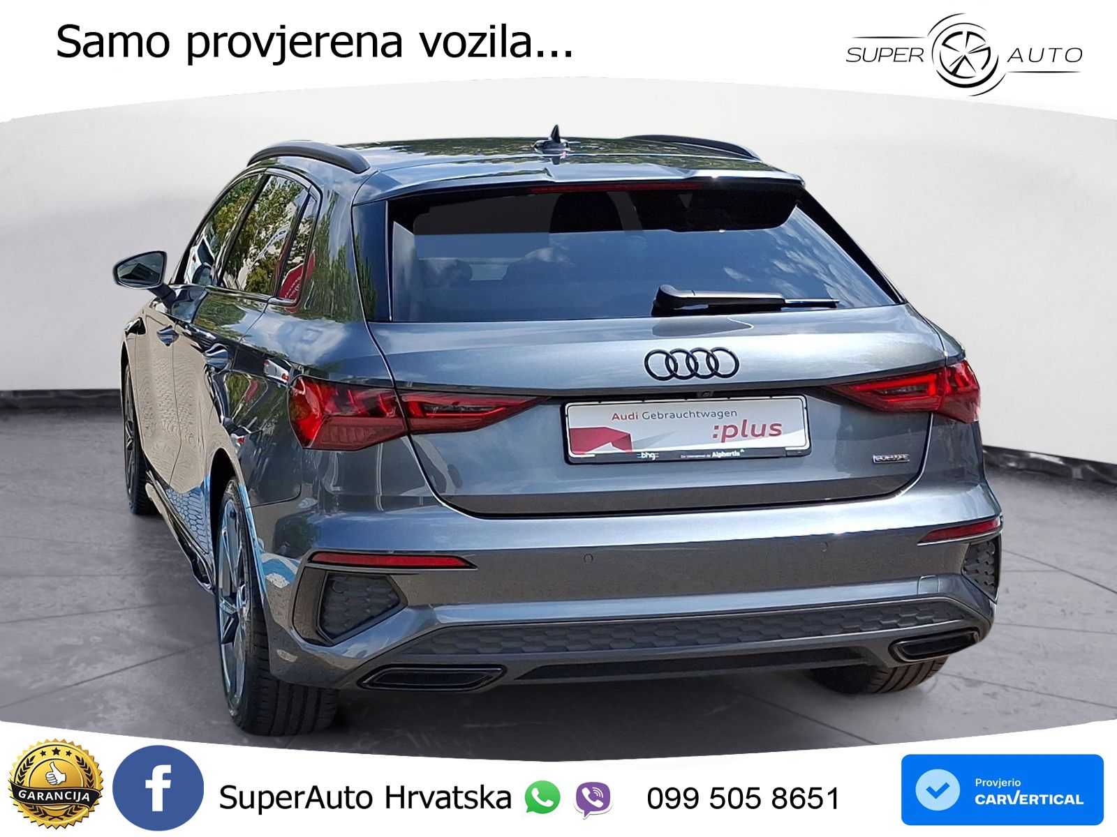 Audi A3 40 TFSI (190 KS) quattro S tronic S line LED+GR SJED+ACC